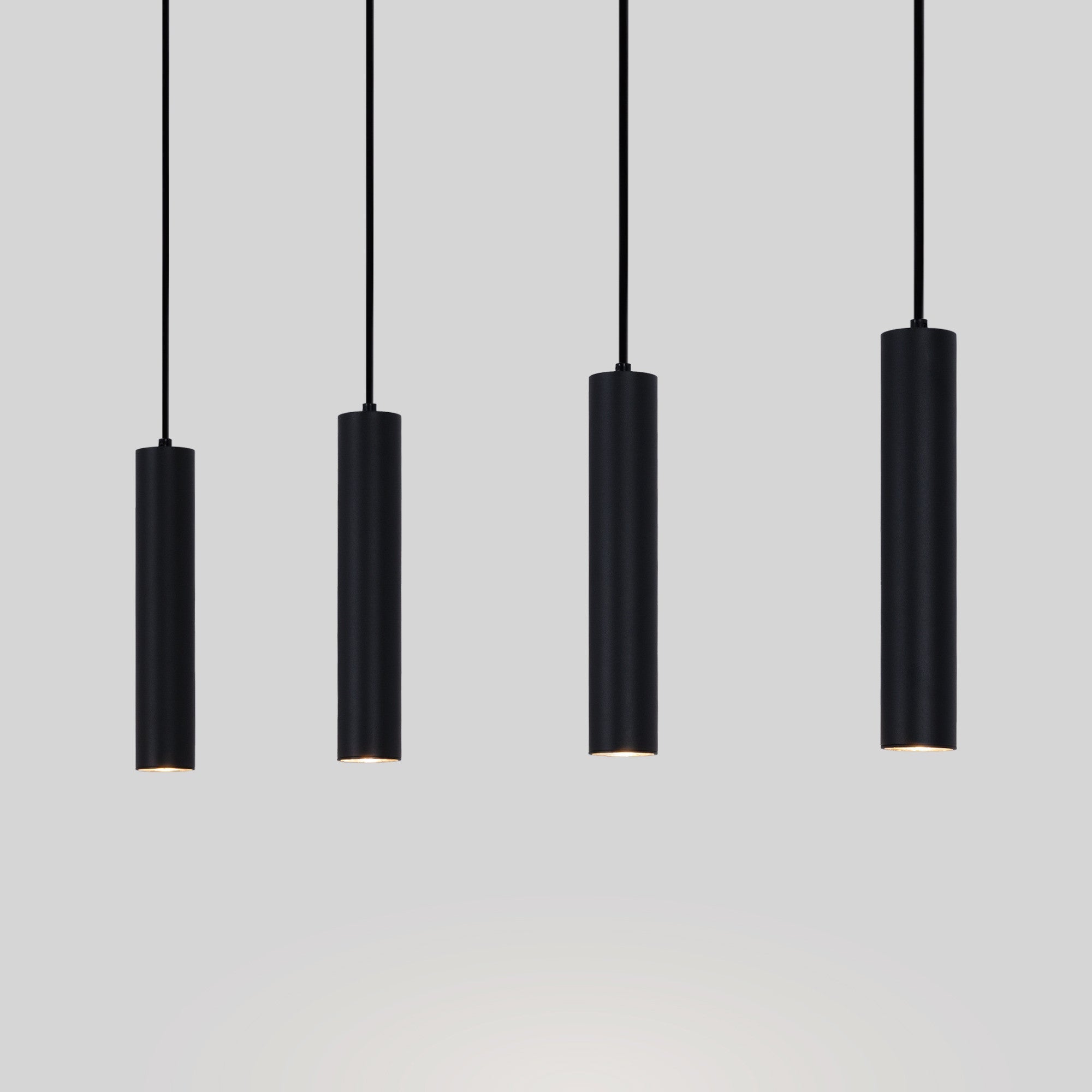 Lámpara colgante minimalista cuádruple "Bila 4" - GU10