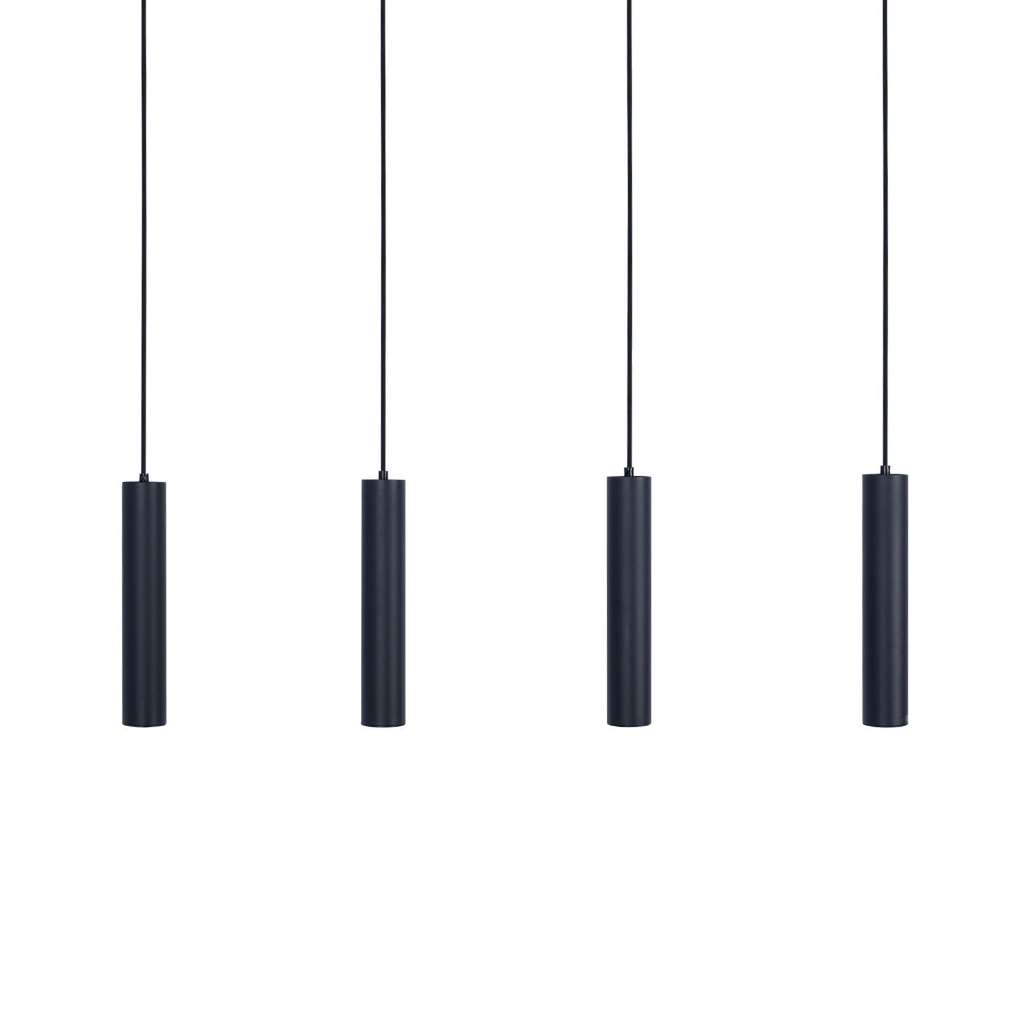 Lámpara colgante minimalista cuádruple "Bila 4" - GU10