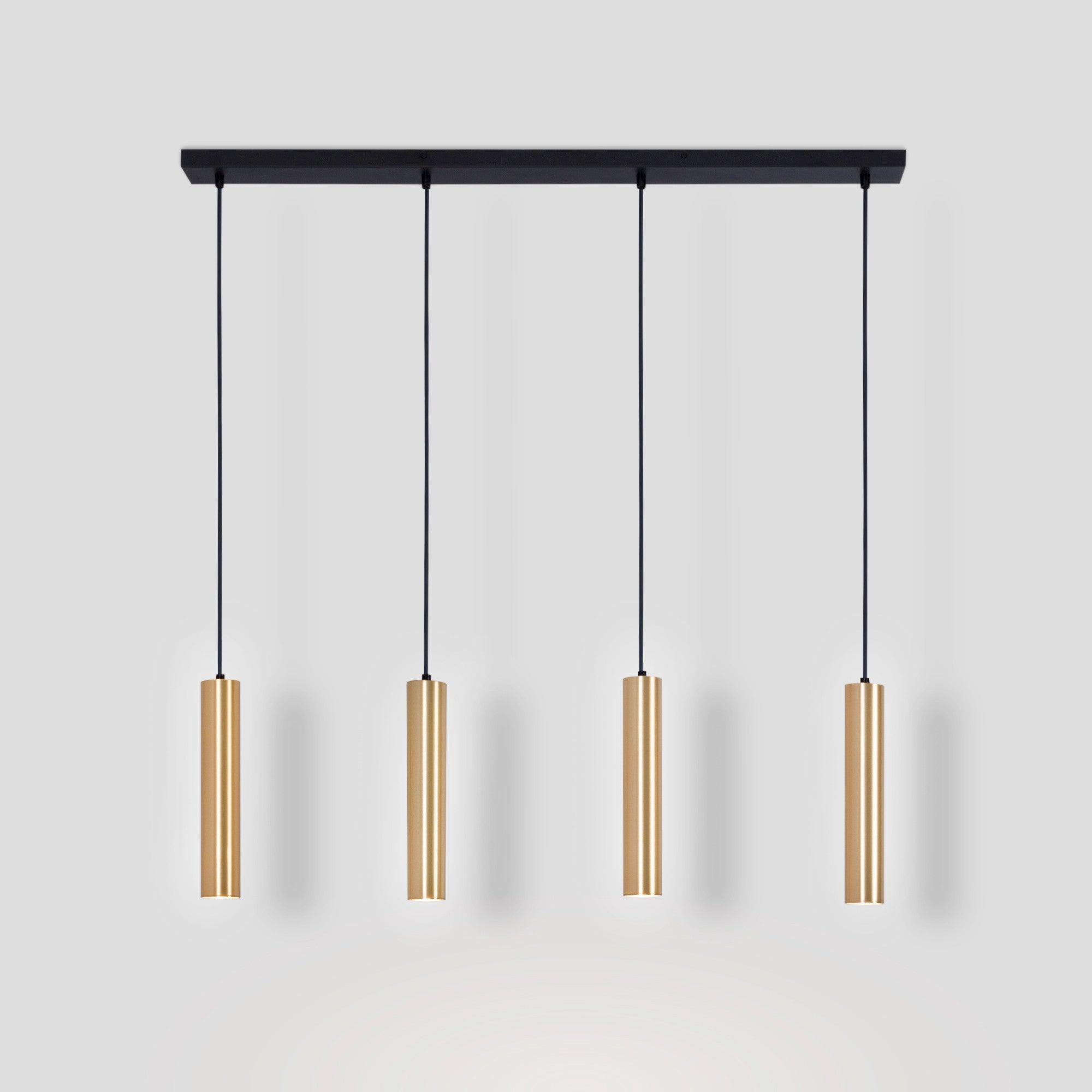 Lámpara colgante minimalista cuádruple "Bila 4" - GU10