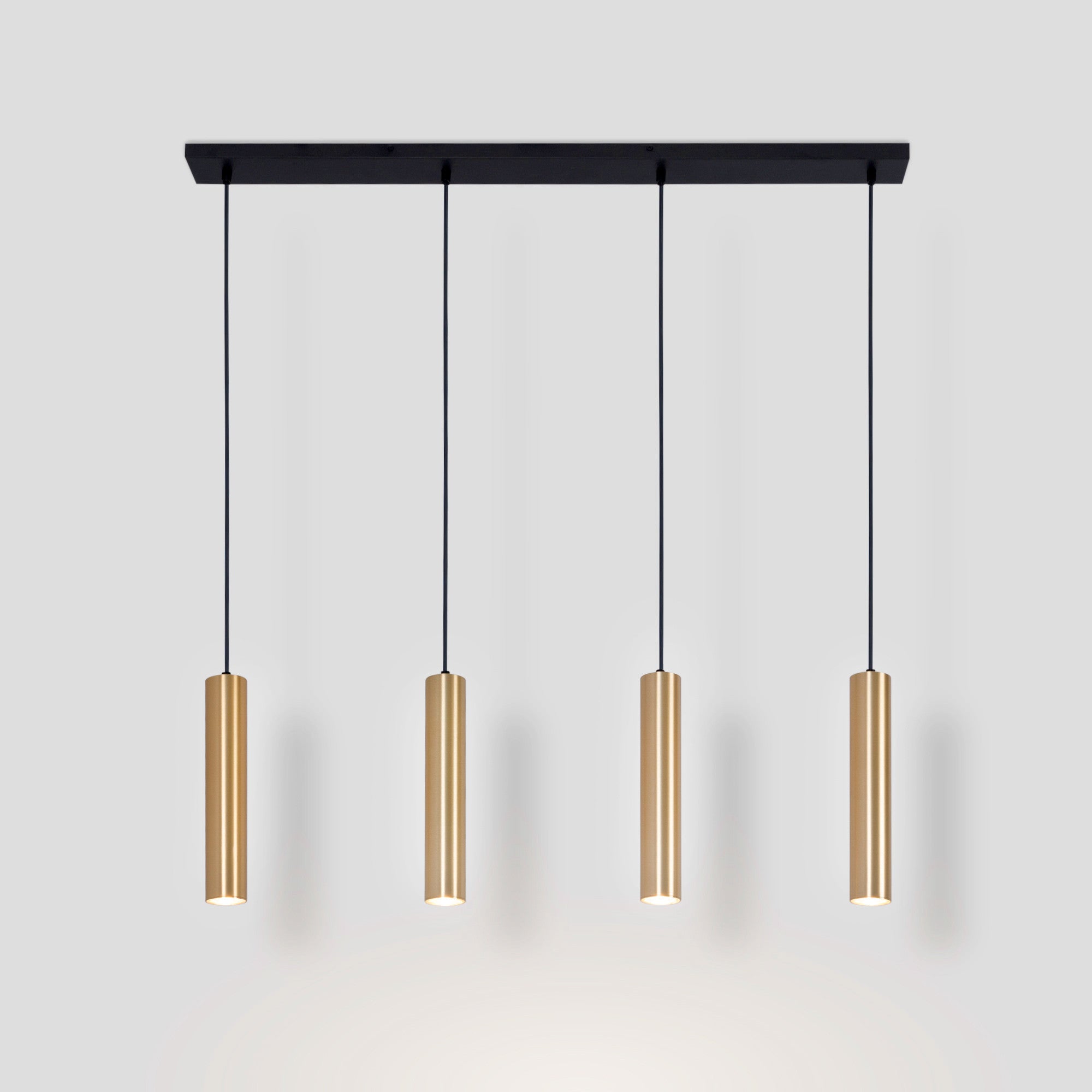 Lámpara colgante minimalista cuádruple "Bila 4" - GU10