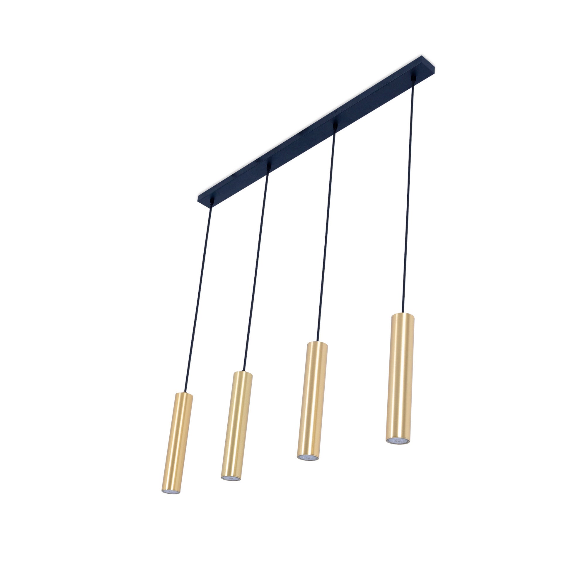 Lámpara colgante minimalista cuádruple "Bila 4" - GU10