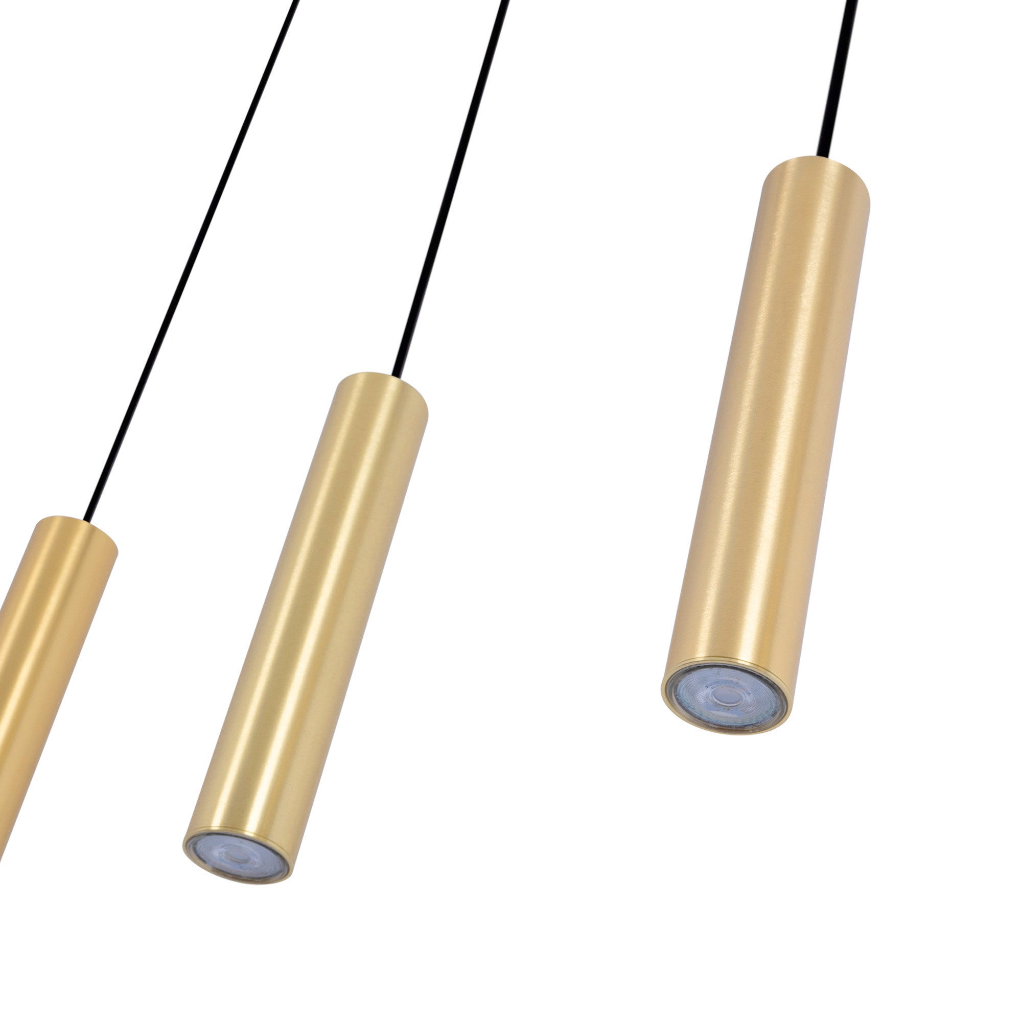 Lámpara colgante minimalista cuádruple "Bila 4" - GU10