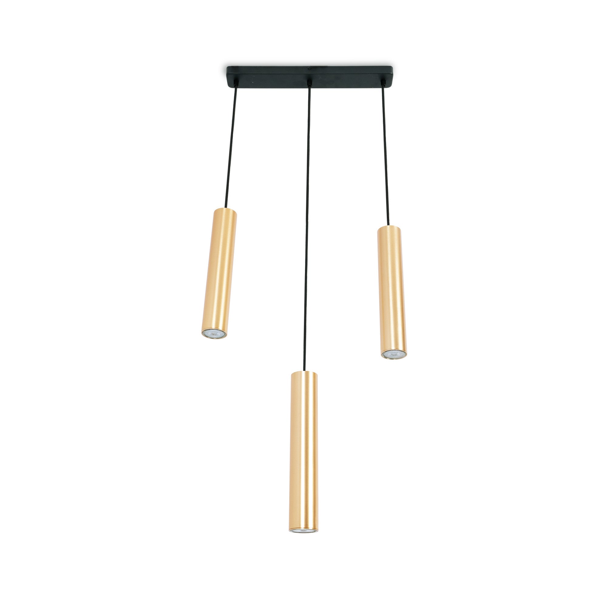Lámpara colgante triple minimalista "Bila 3" - GU10