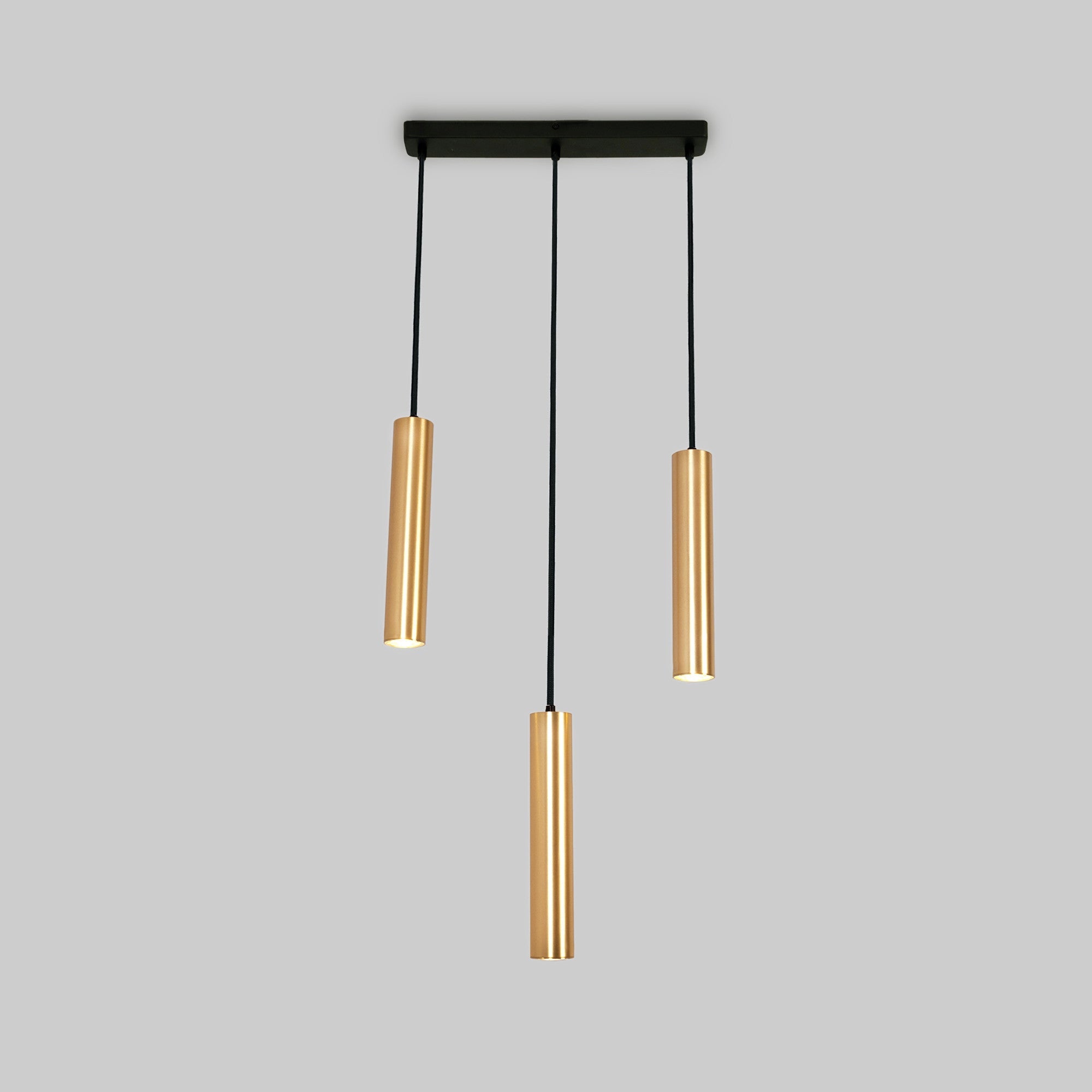 Lámpara colgante triple minimalista "Bila 3" - GU10