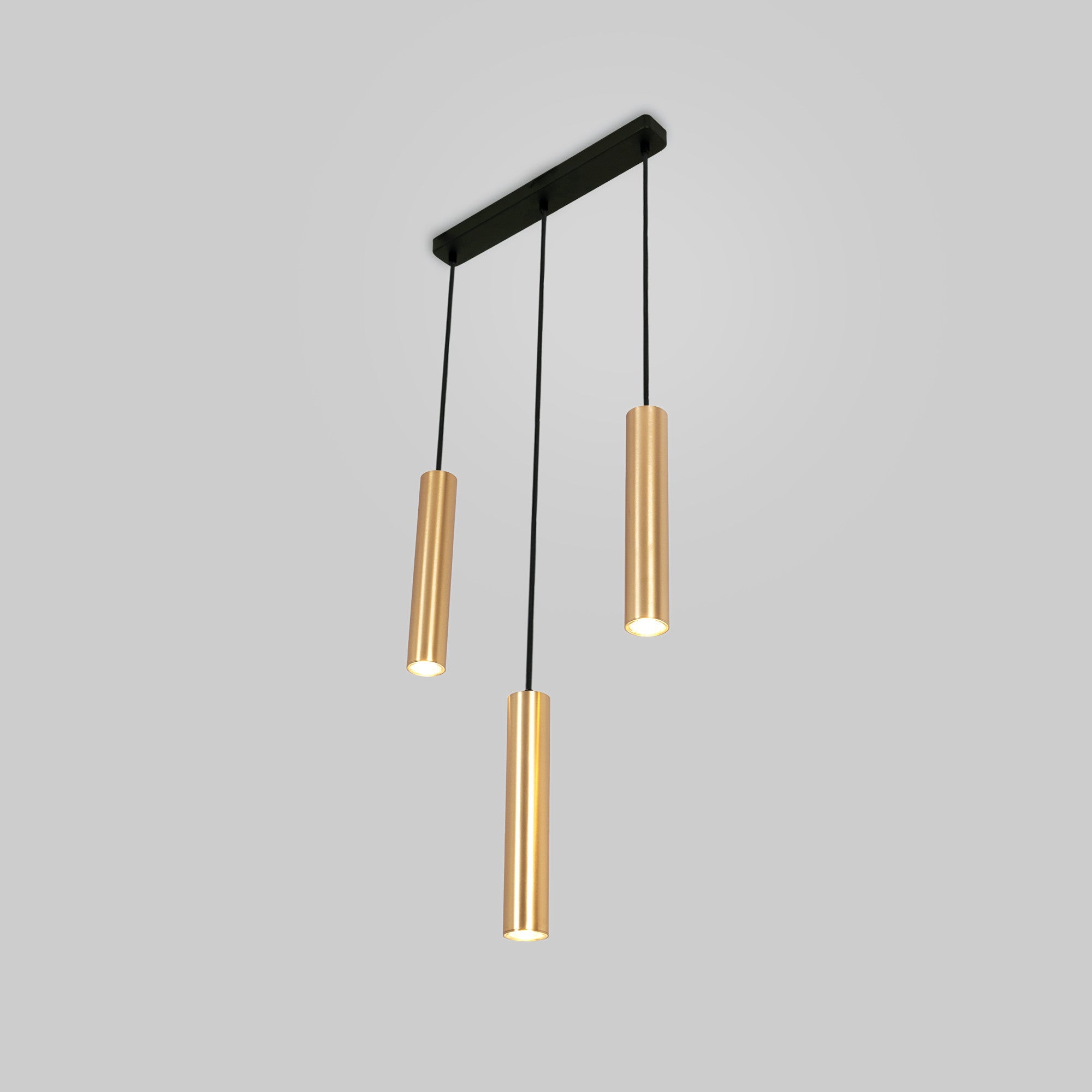 Lámpara colgante triple minimalista "Bila 3" - GU10