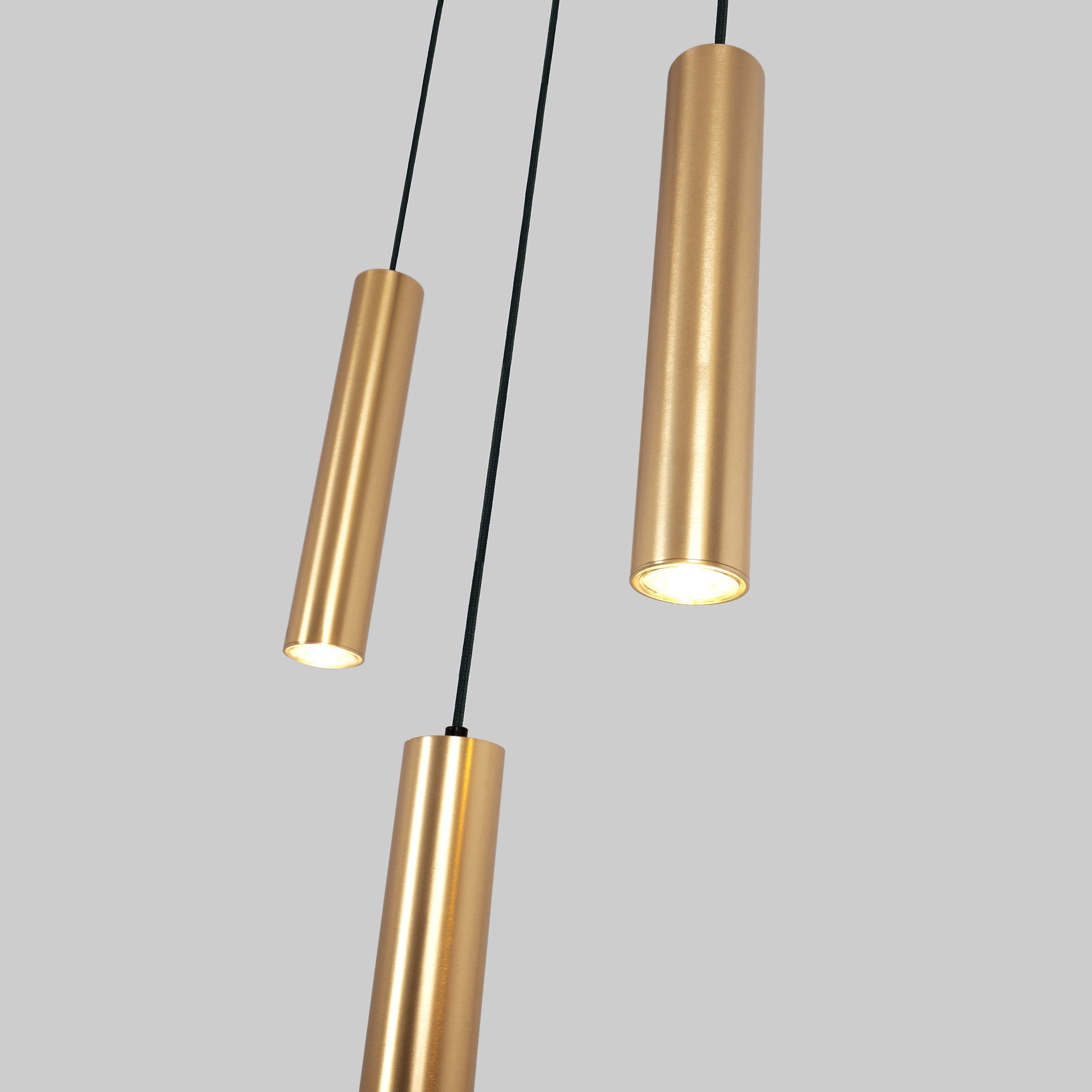 Lámpara colgante triple minimalista "Bila 3" - GU10