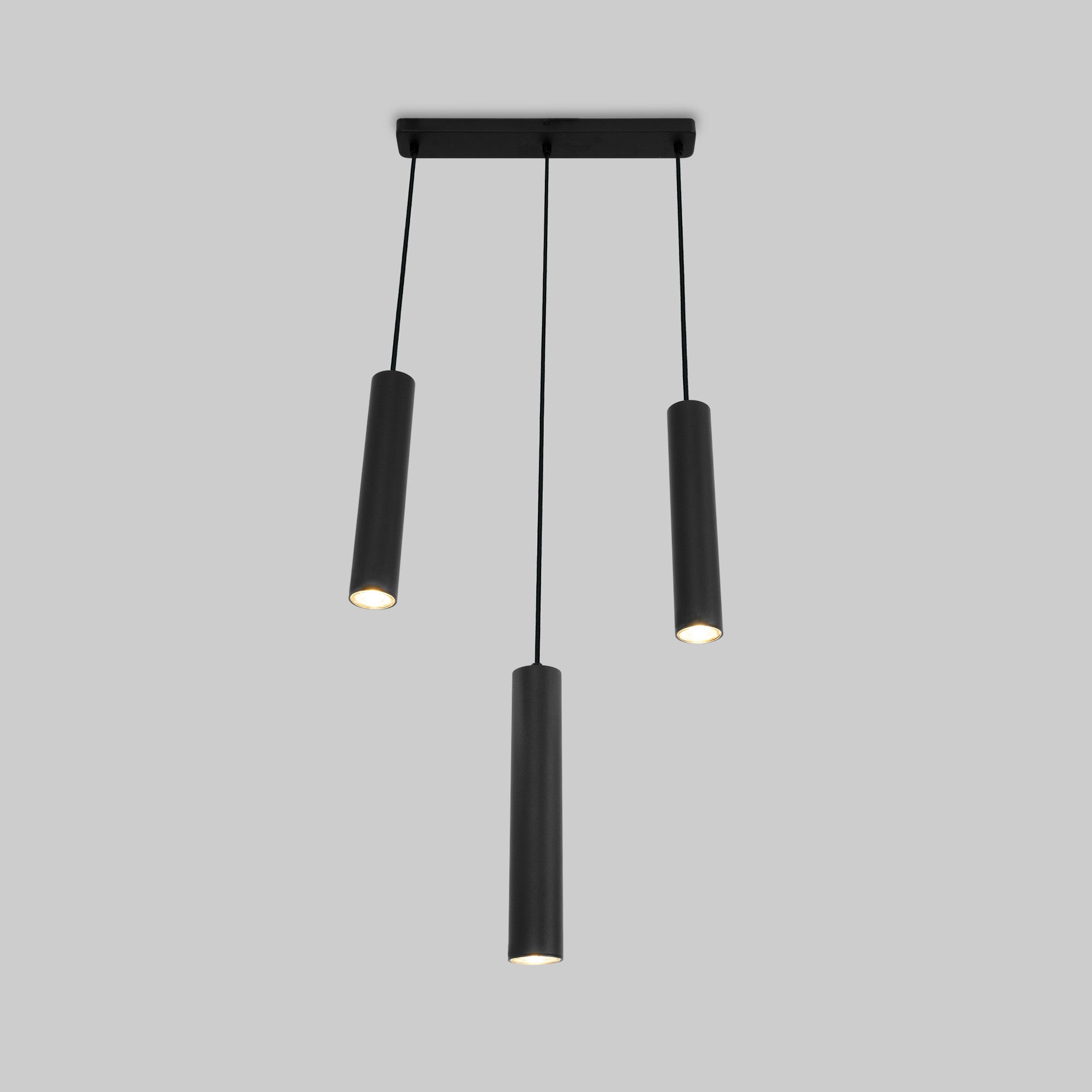 Lámpara colgante triple minimalista "Bila 3" - GU10