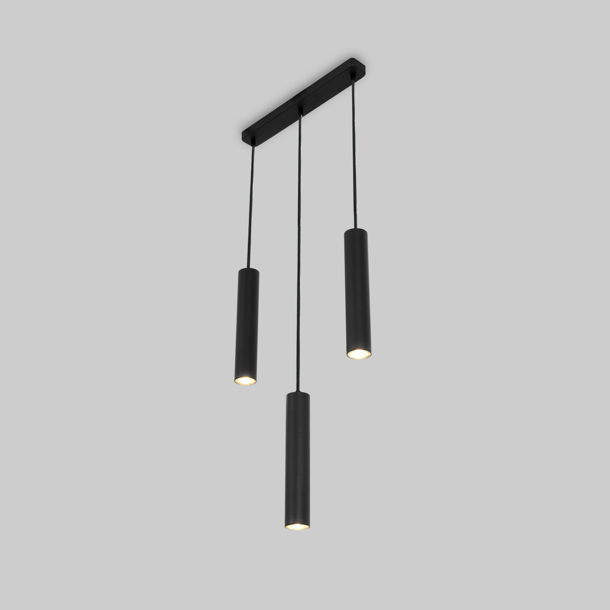 Lámpara colgante triple minimalista "Bila 3" - GU10