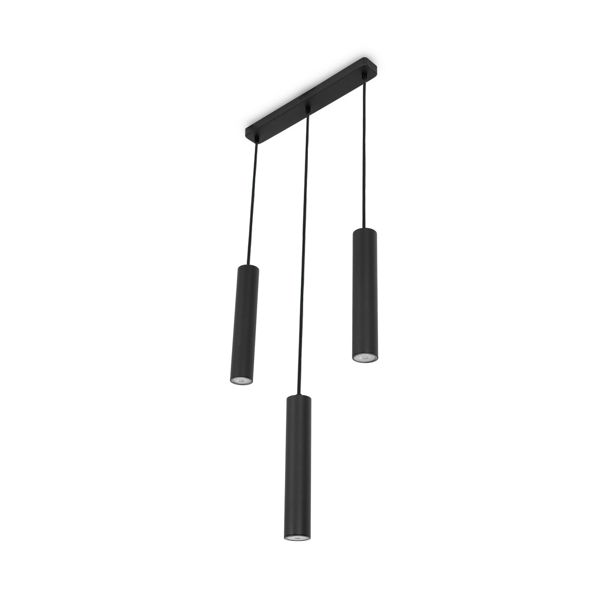Lámpara colgante triple minimalista "Bila 3" - GU10