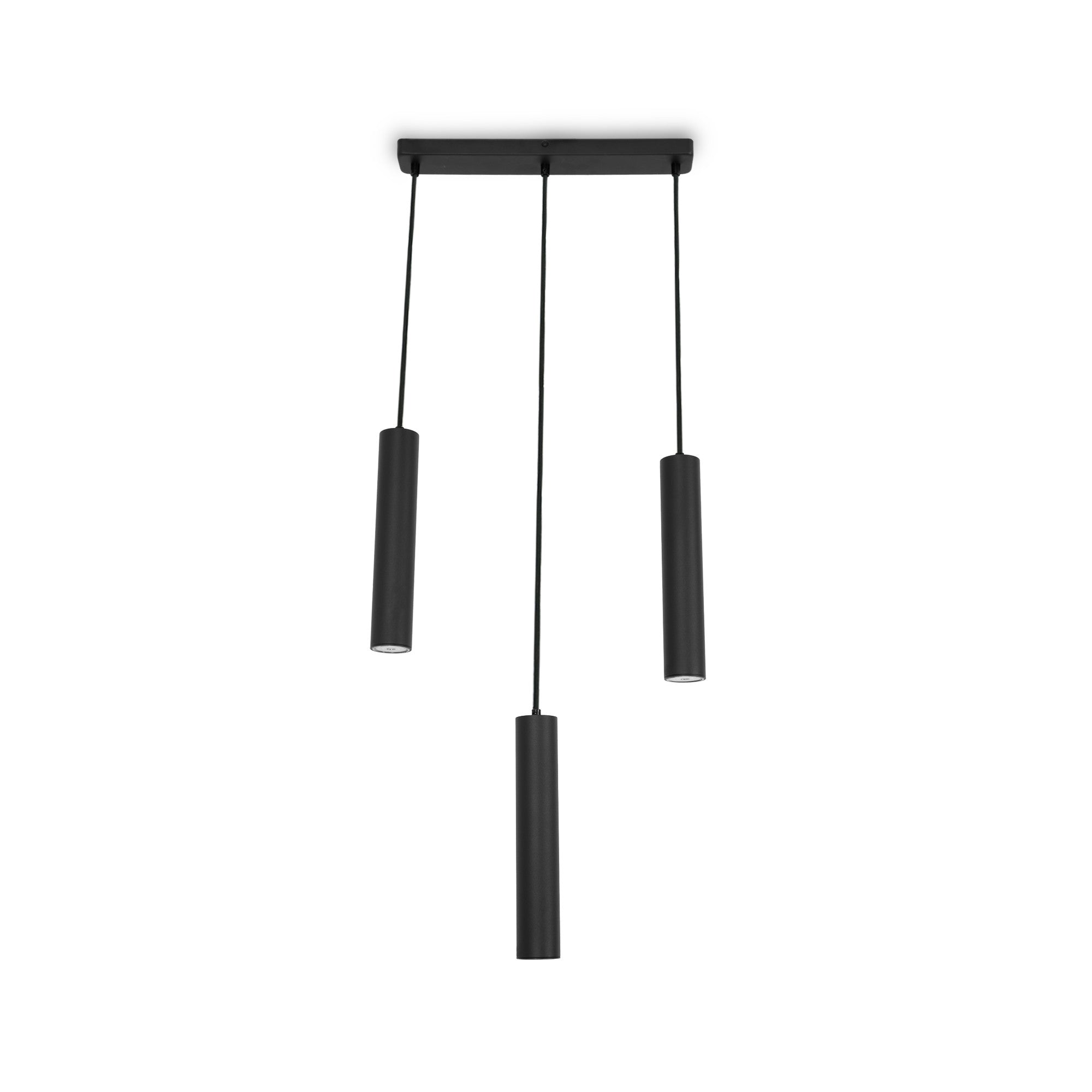 Lámpara colgante triple minimalista "Bila 3" - GU10