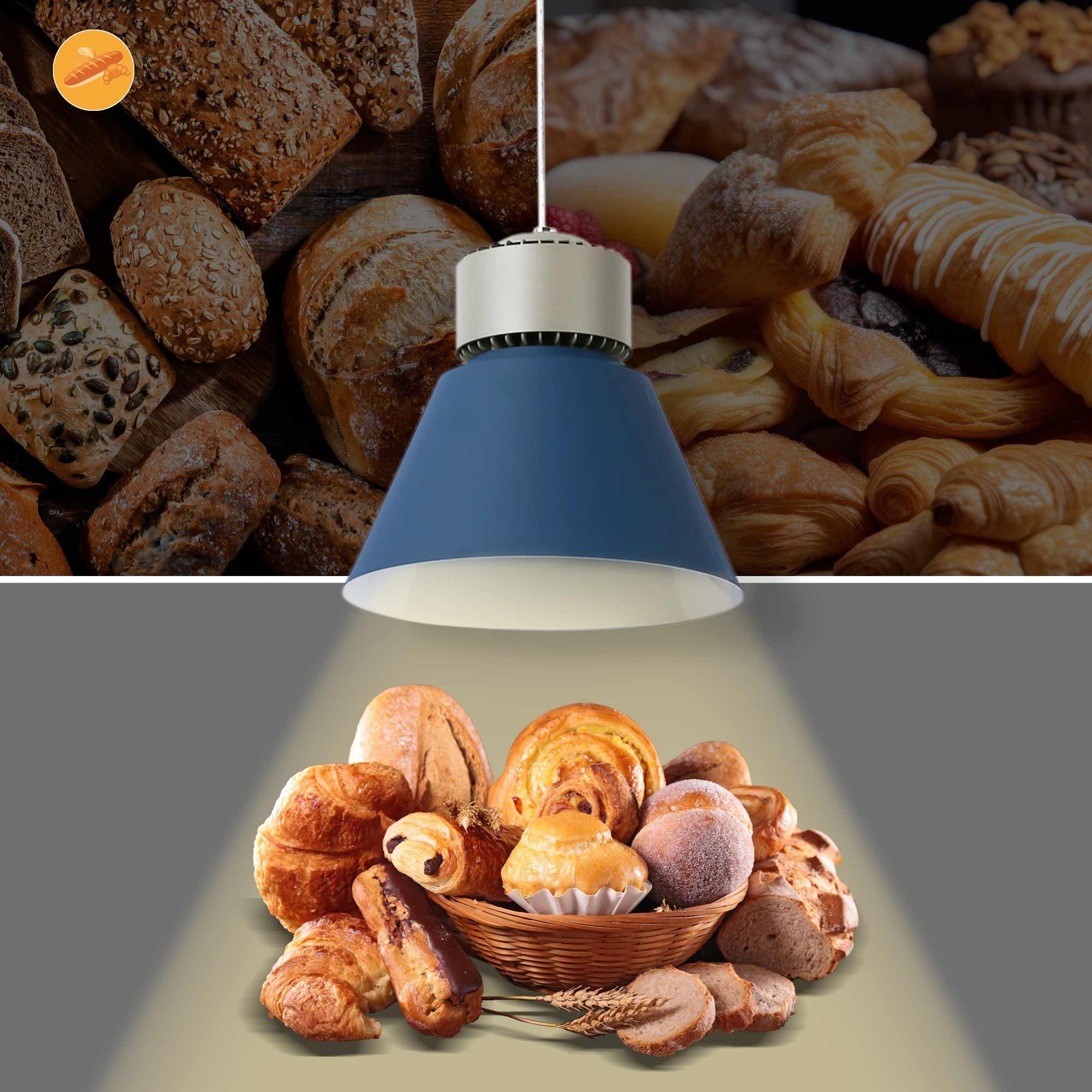 Campana LED 36W especial para panaderías - Driver KeGu