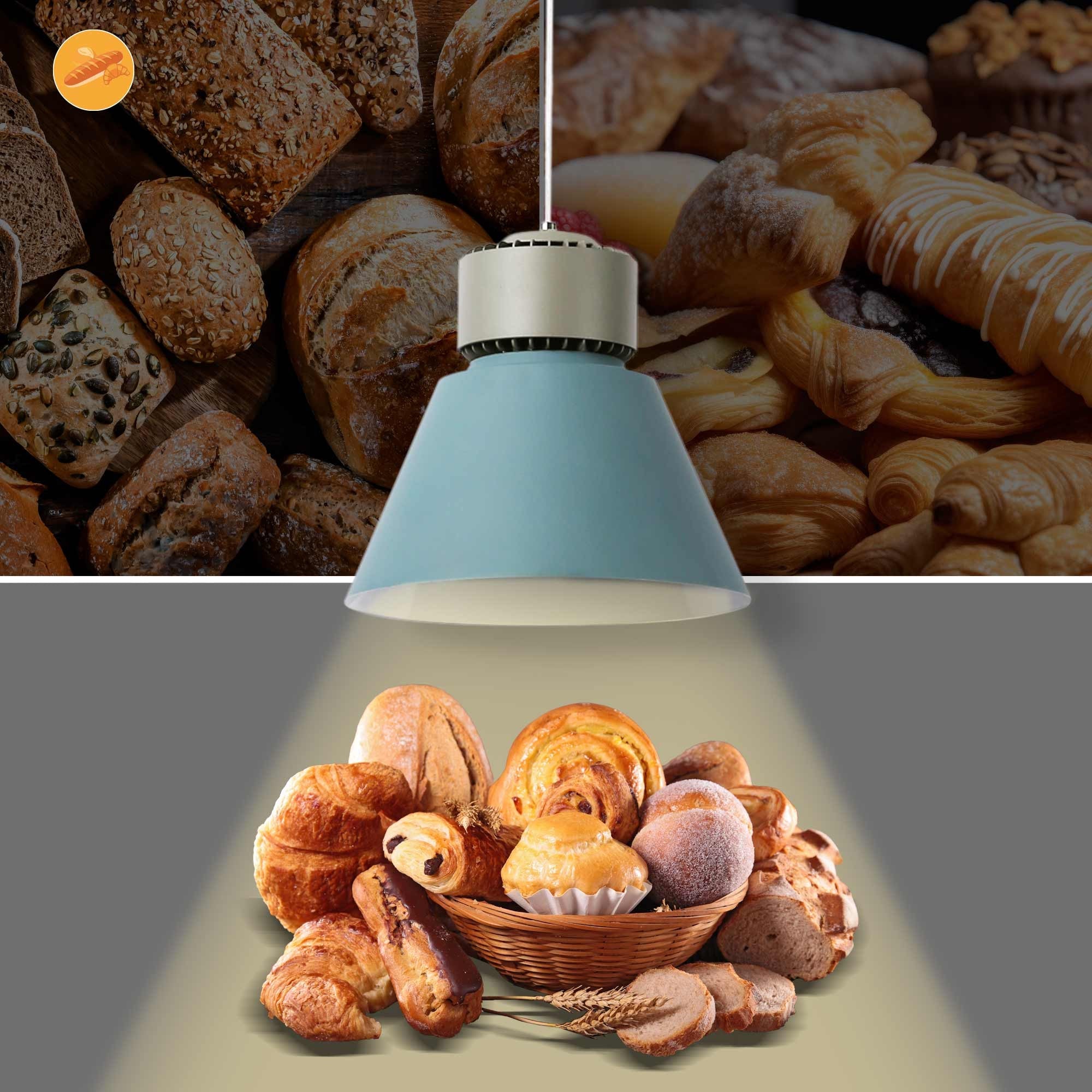 Campana LED 36W especial para panaderías - Driver KeGu