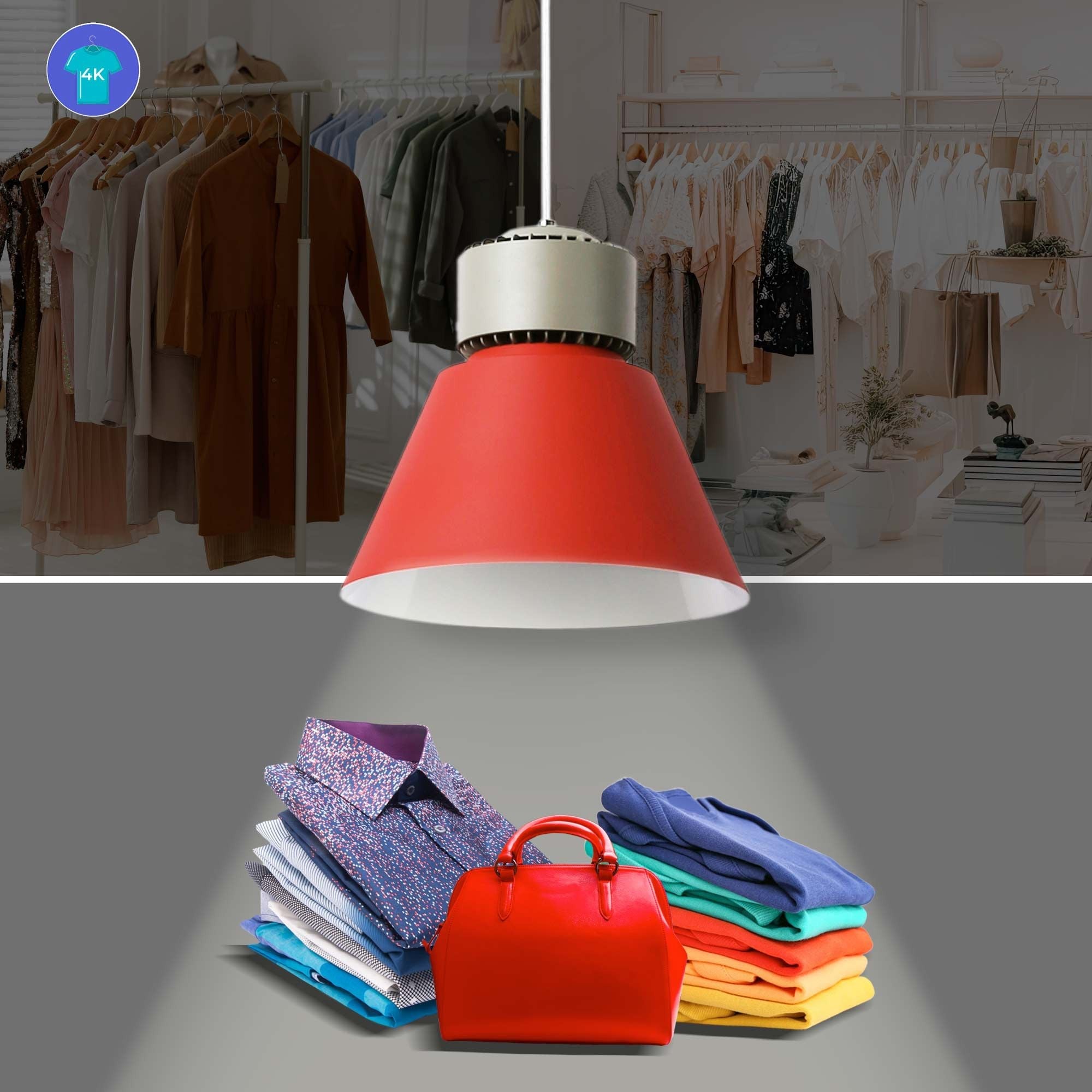 Campana LED 36W especial para moda y retail - CRI95 - 4000K - Driver KeGu