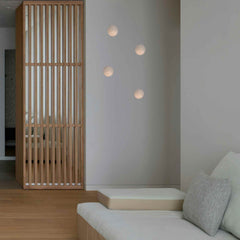 Aplique de pared empotrable circulo de escayola "MUR" - Ø 15cm - GU10 - Trimless/ Integración