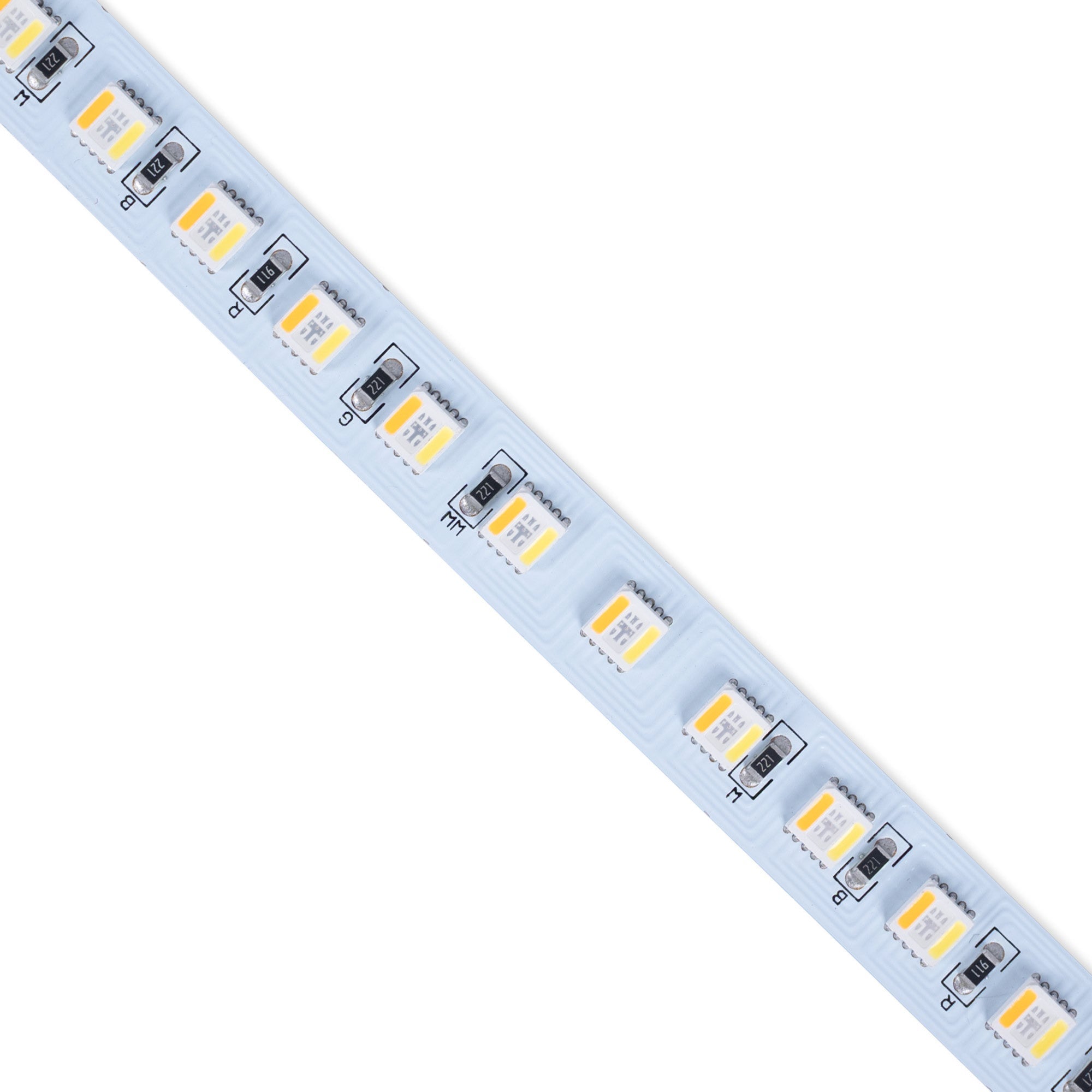 Tira LED 48V DC - RGB + CCT - 15W/m - 12mm - IP20 - 20 metros - 90ch/m