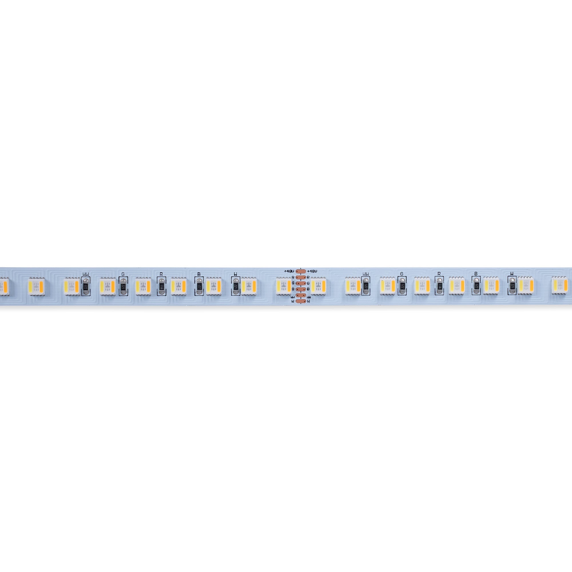 Tira LED 48V DC - RGB + CCT - 15W/m - 12mm - IP20 - 10 metros - 90ch/m