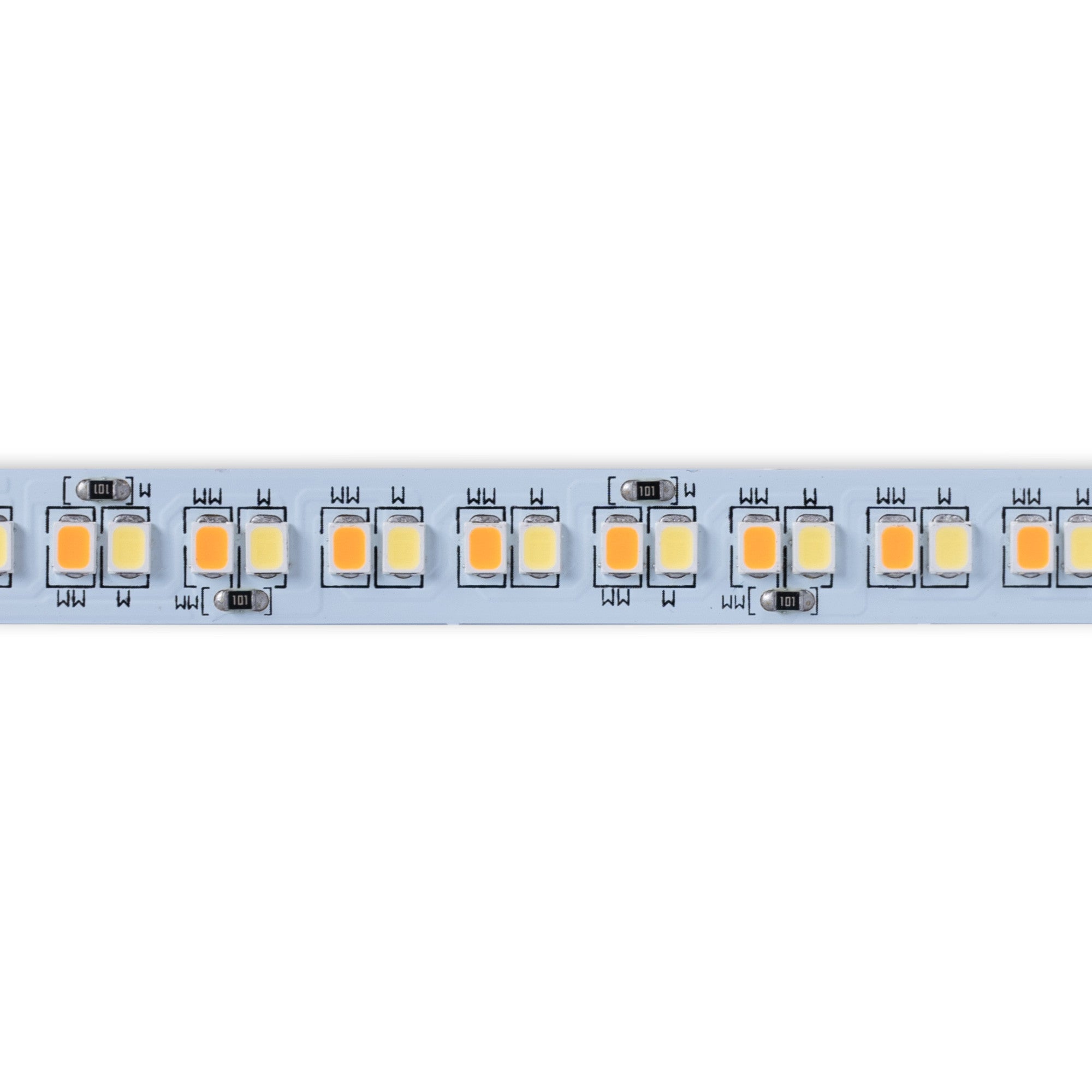Tira LED 48V DC - CCT (1800-6500K)- 12W/m - 10mm - IP20 - 10 metros - 224ch/m
