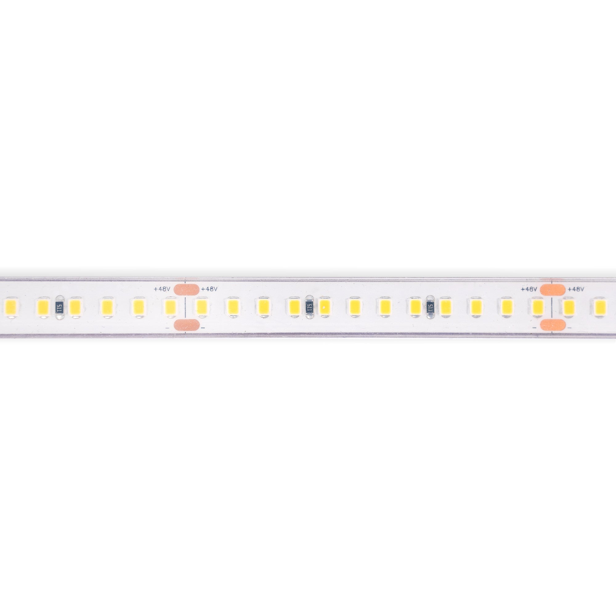 Tira LED 48V DC sumergible - Monocolor - 9.6W/m - 12mm - IP68 - 20 metros - 168ch/m