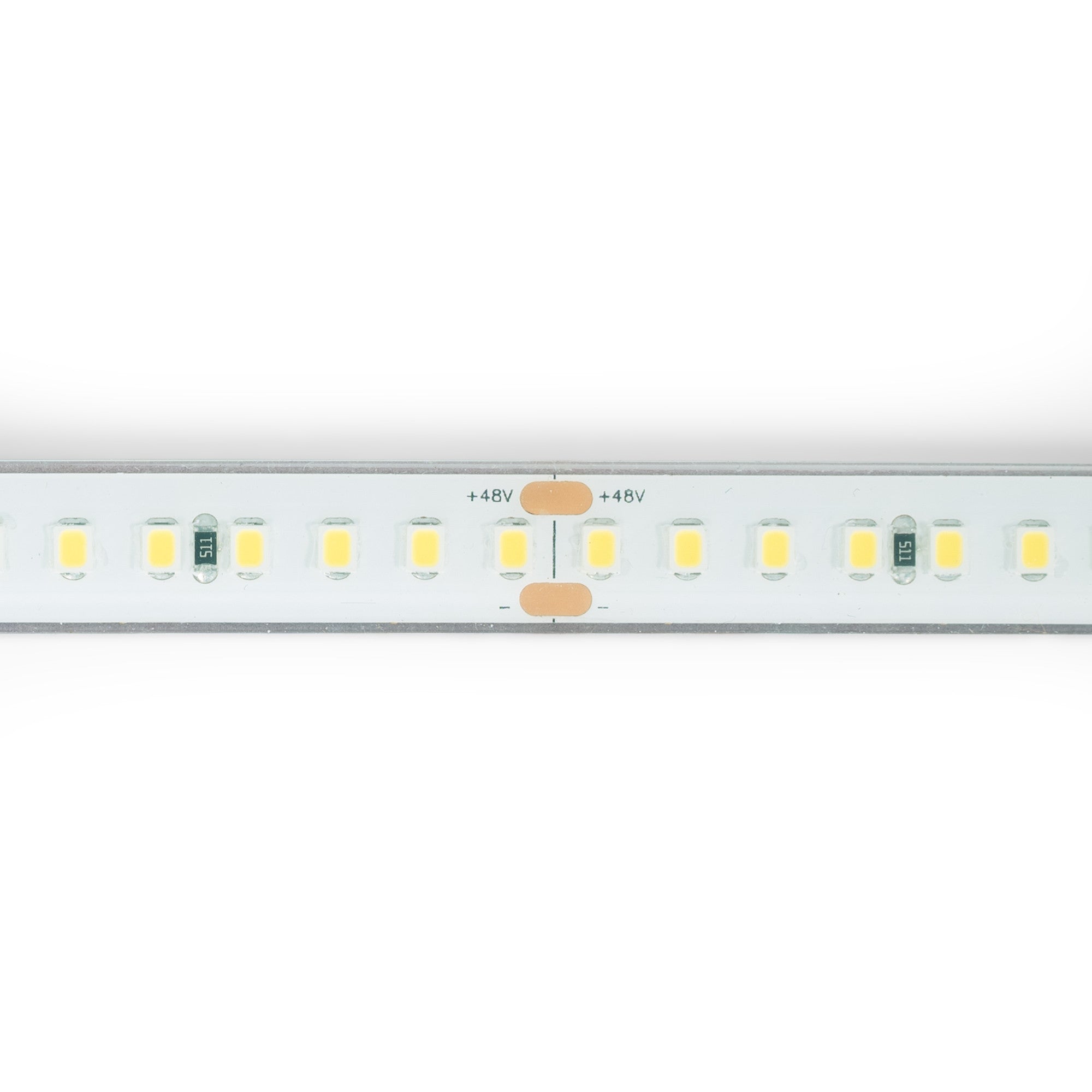 Tira LED 48V DC sumergible - Monocolor - 9.6W/m - 12mm - IP68 - 20 metros - 168ch/m