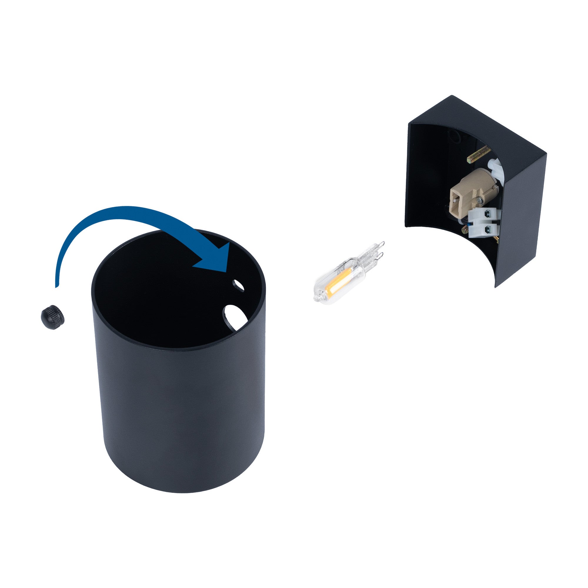 Apliques de pared interior TUB "UP and Down" G9