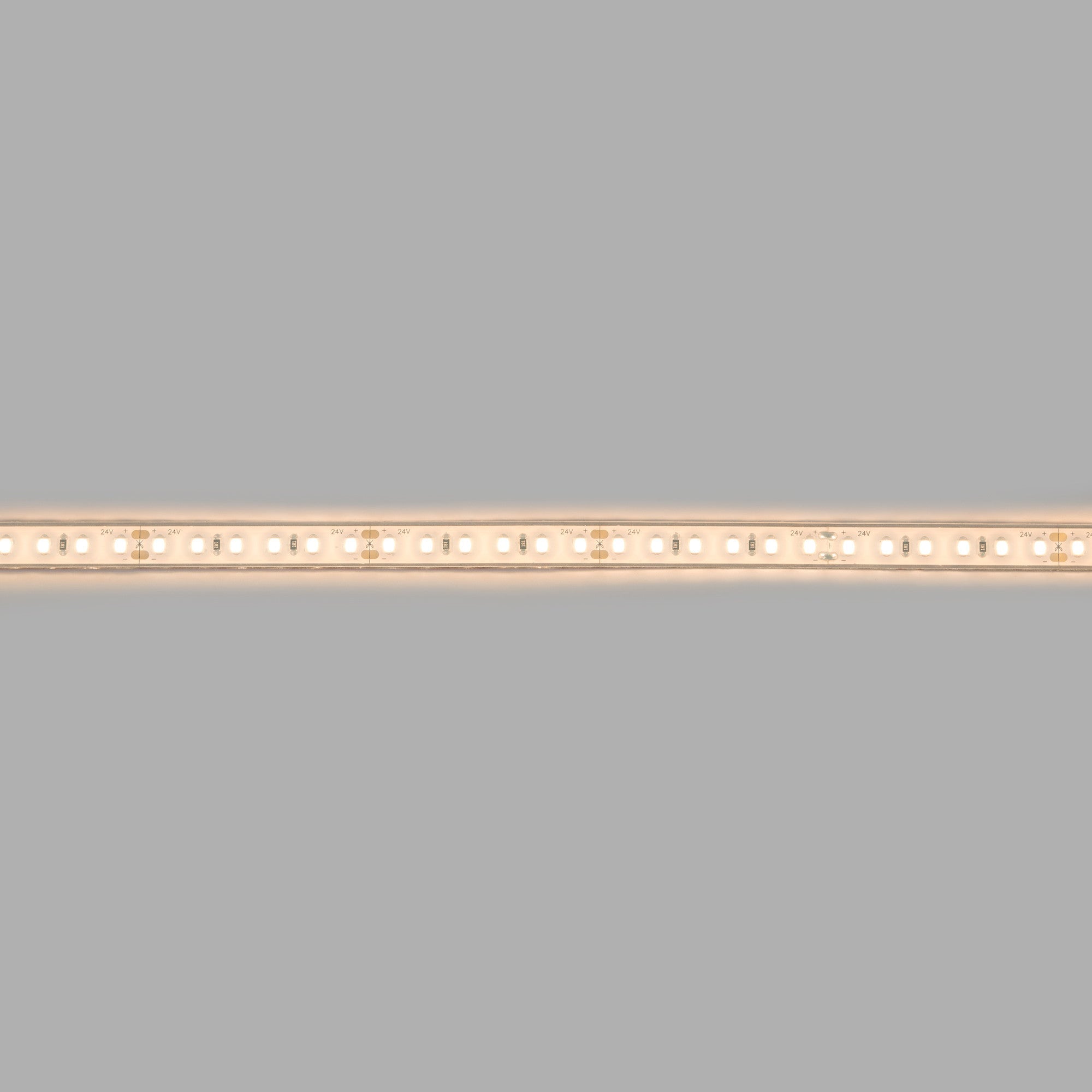 Tira LED 24V DC sumergible - Monocolor - 9.6W/m - 10mm - IP68 - 5 metros - 120ch/m