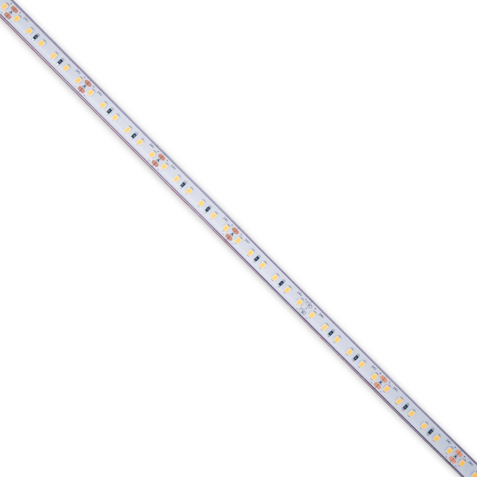 Tira LED 24V DC sumergible - Monocolor - 9.6W/m - 10mm - IP68 - 5 metros - 120ch/m