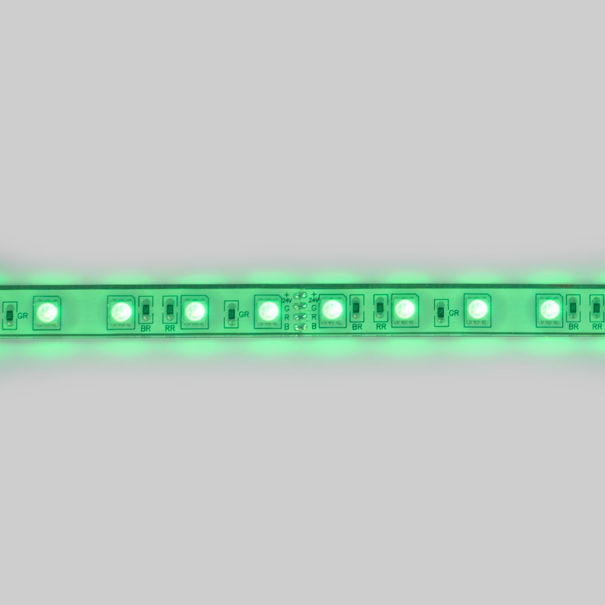 Tira LED 24V DC sumergible - RGB - 14.4W/m - 12mm - IP68 - 10 metros - 60ch/m