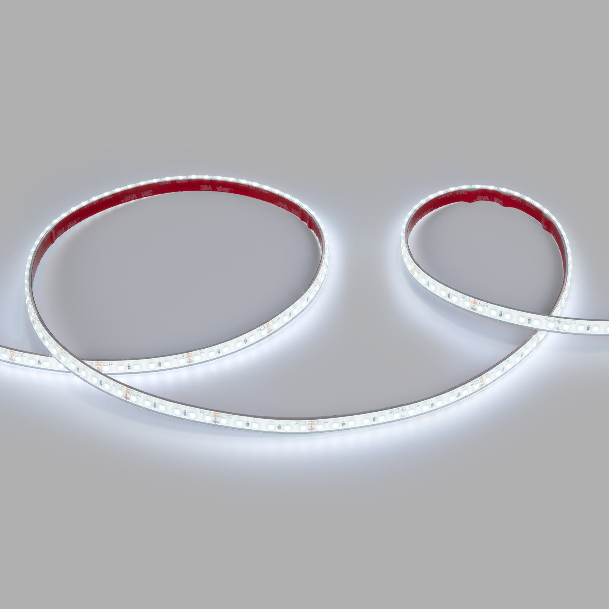 Tira LED 24V DC sumergible - Monocolor - 9.6W/m - 10mm - IP68 - 5 metros - 120ch/m