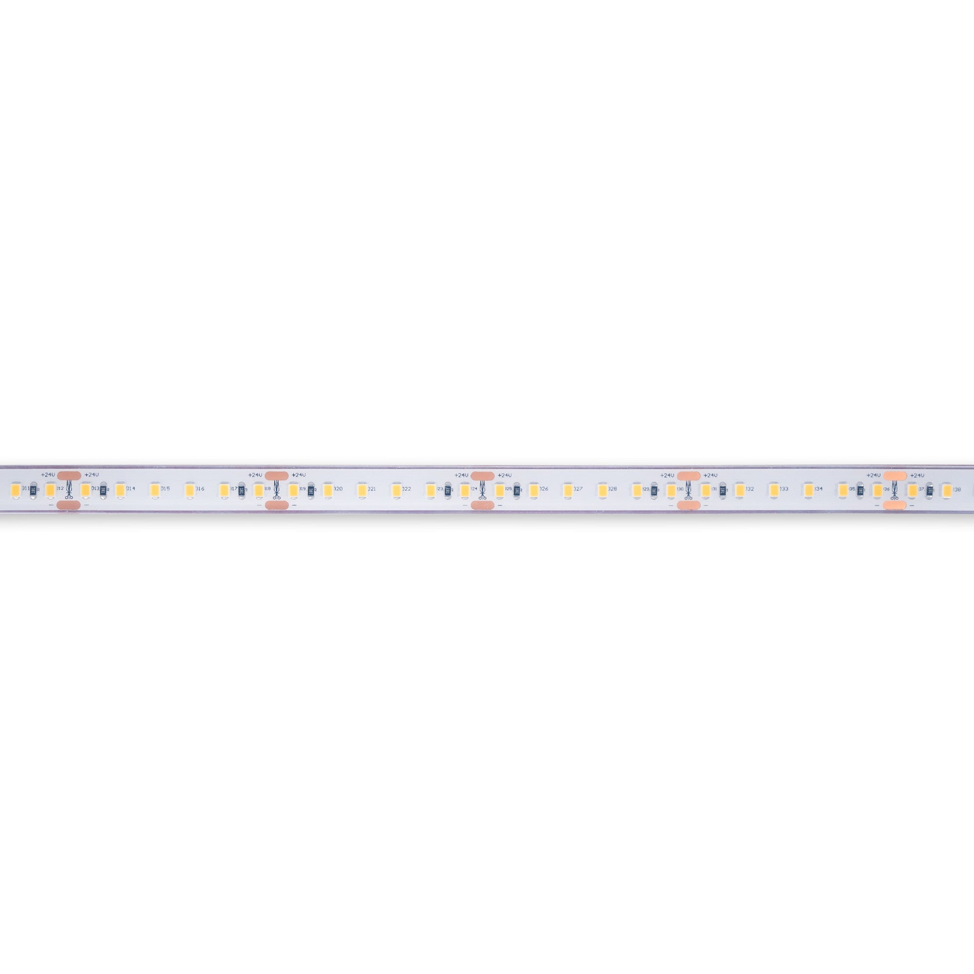 Tira LED 24V DC sumergible - Monocolor - 9.6W/m - 12mm - IP68 - 10 metros - 120ch/m