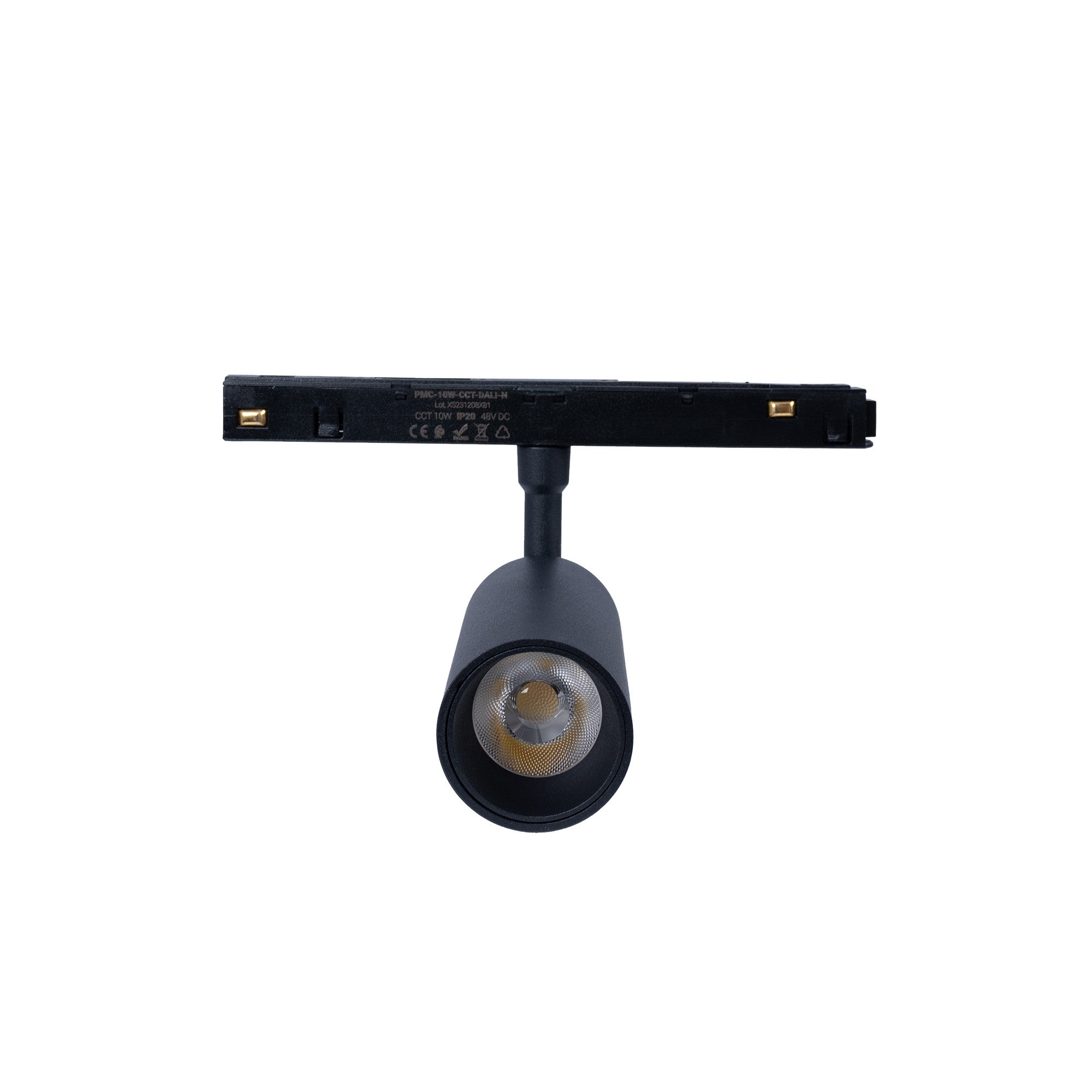 Foco LED para carril magnético 48V - 10W - DALI-2 regulable - Negro