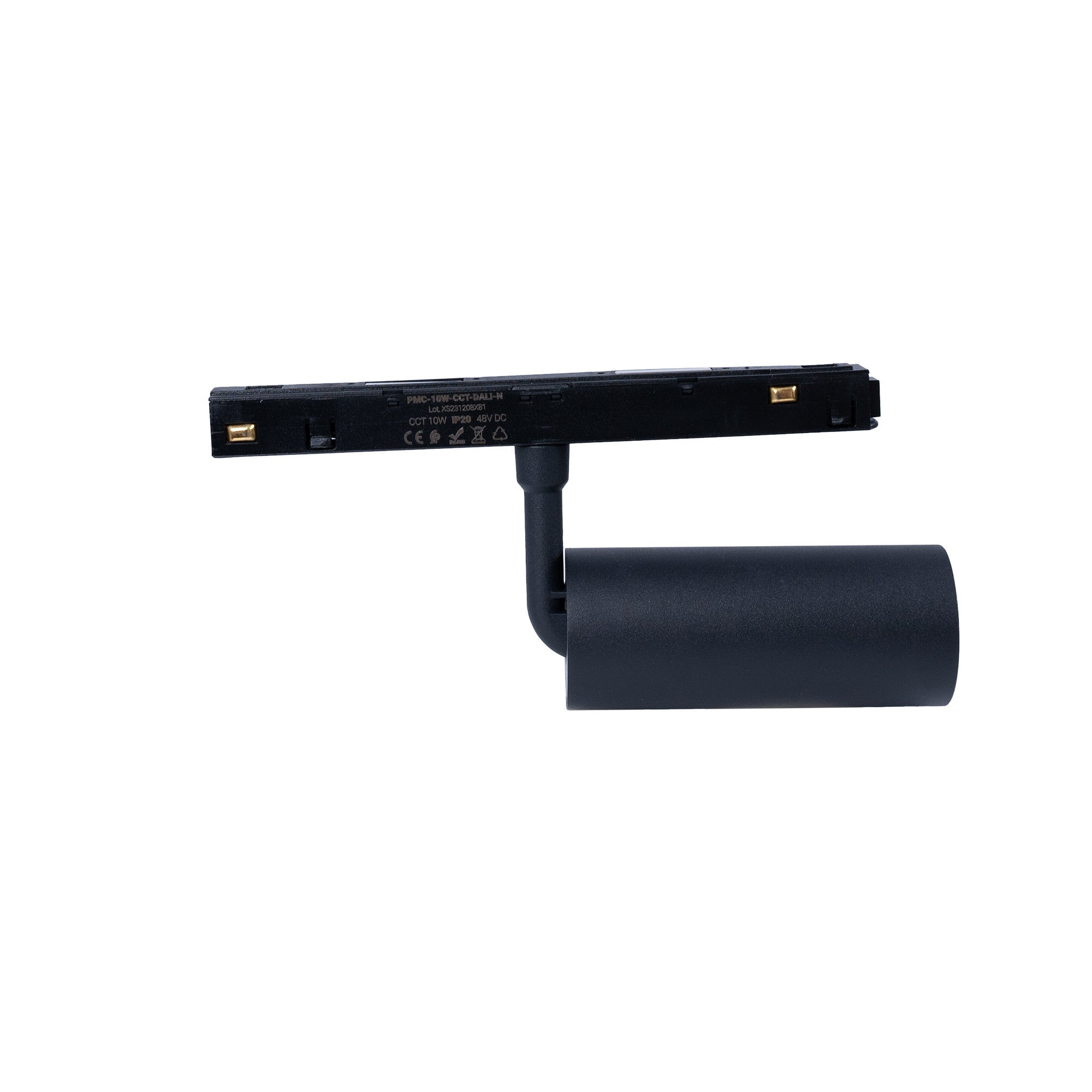 Foco LED para carril magnético 48V - 10W - DALI-2 regulable - Negro
