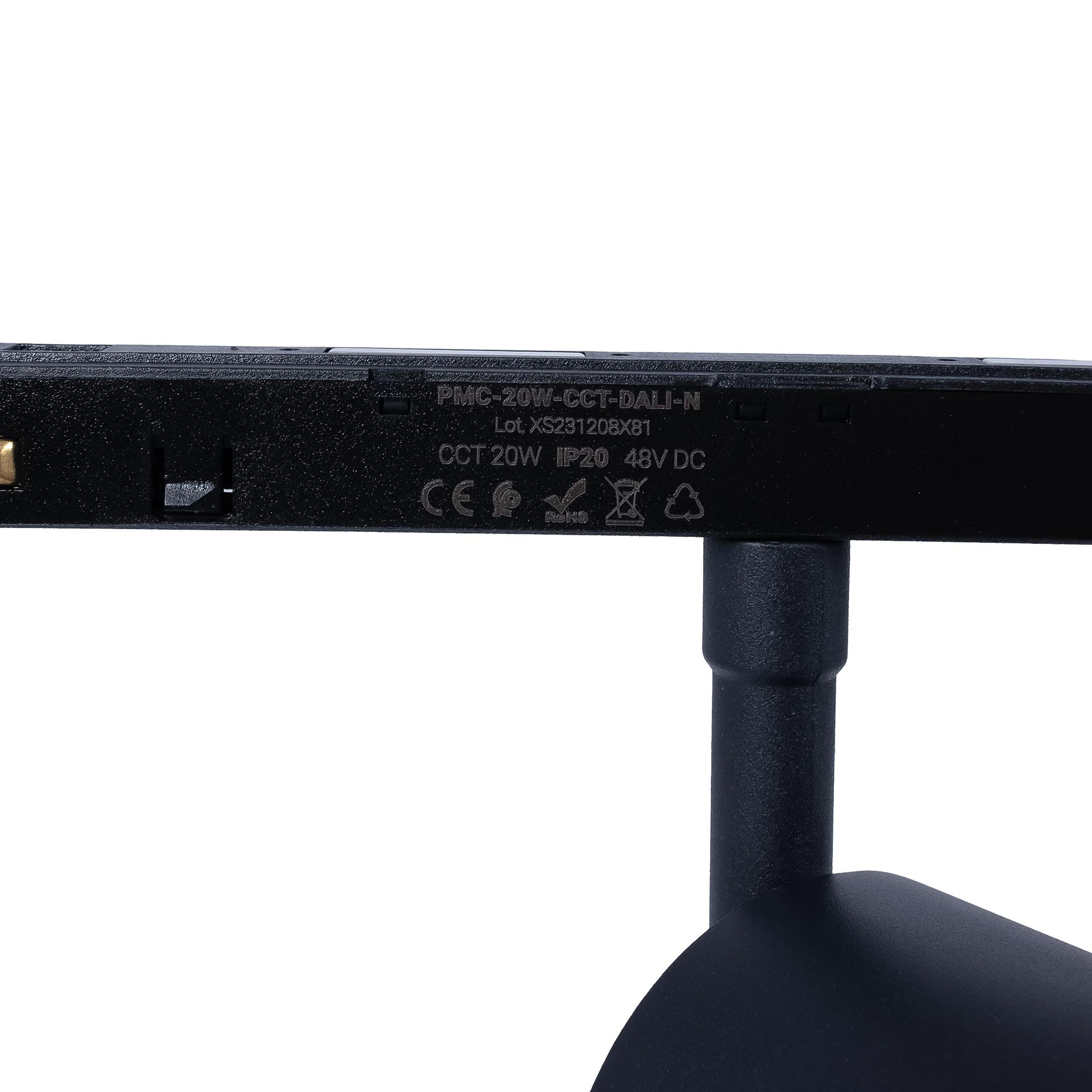 Foco LED para carril magnético 48V - 20W - DALI-2 regulable