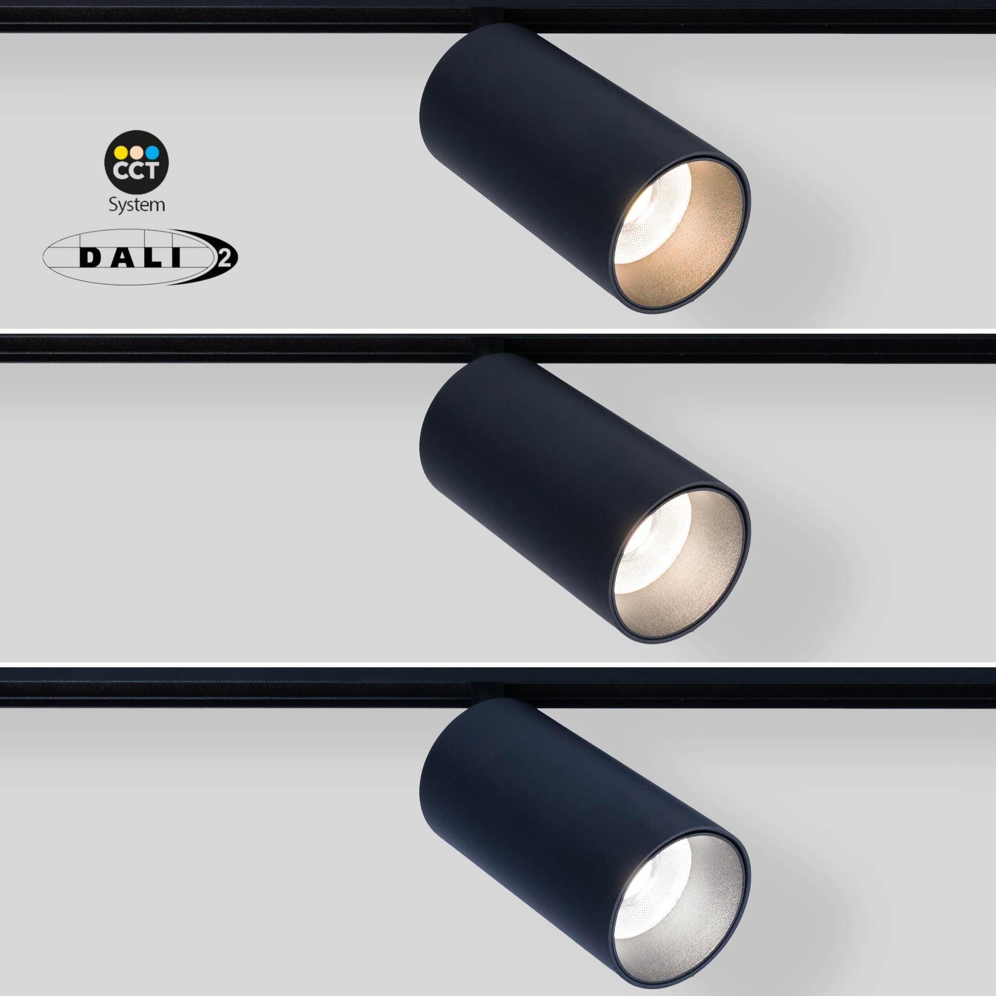 Foco LED para carril magnético 48V - 20W - DALI-2 regulable