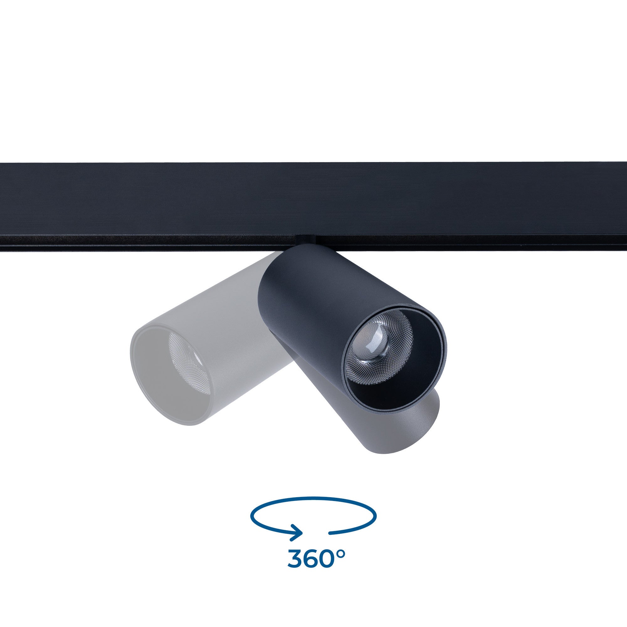 Foco LED para carril magnético 48V - 20W - DALI-2 regulable