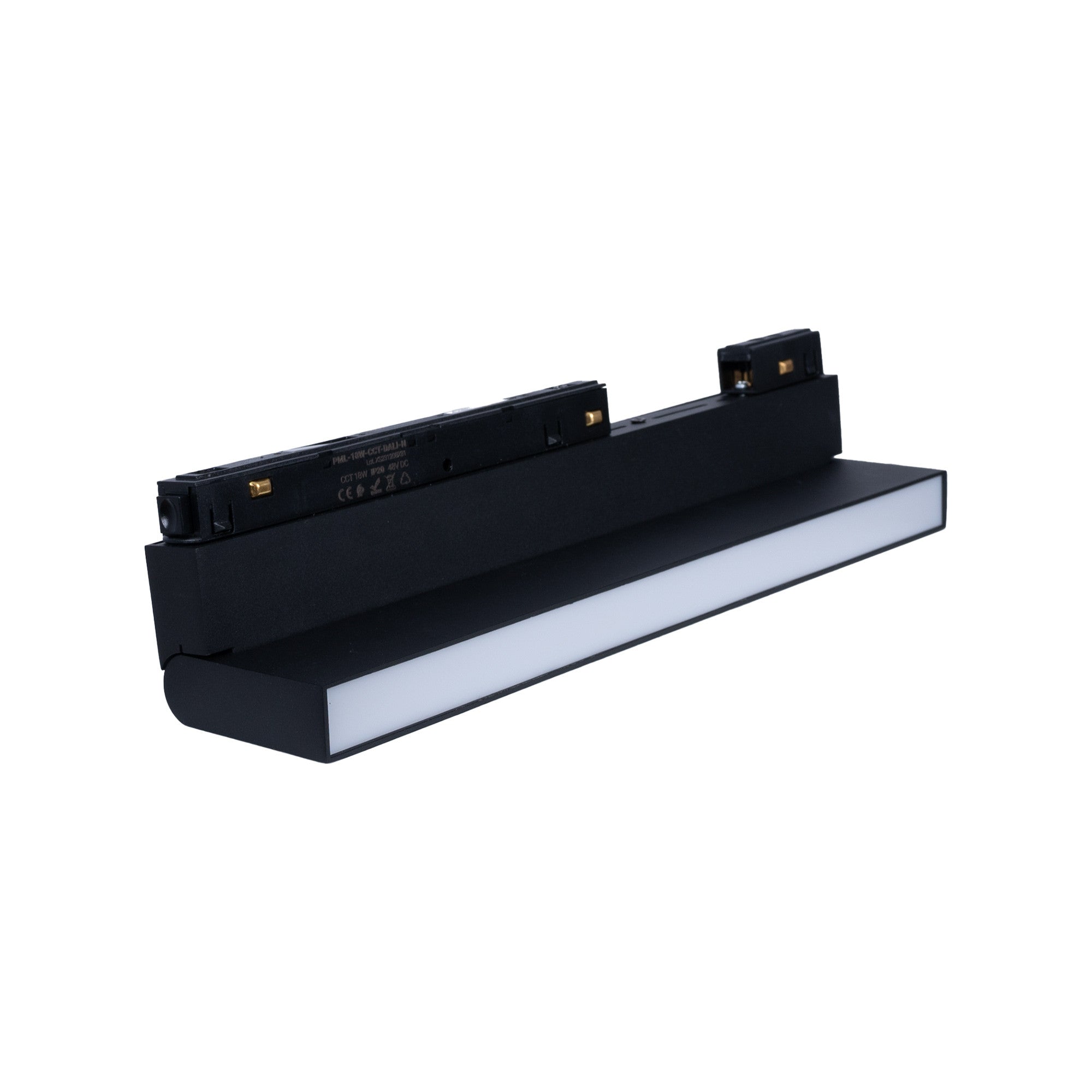Foco lineal opal orientable carril magnético 48V CCT - 18W - DALI-2 regulable