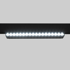 Foco lineal orientable para carril magnético 48V CCT - 18W - Regulación DALI-2 - UGR18