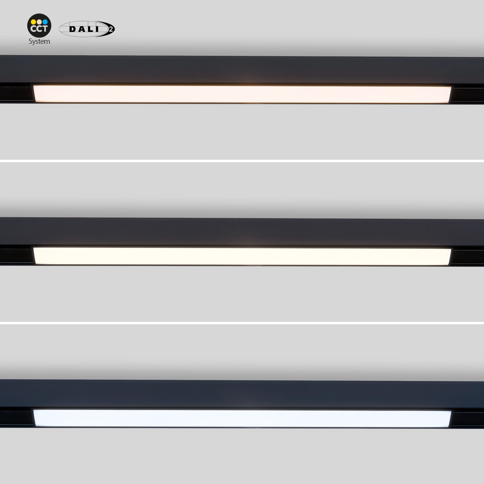 Foco lineal opal carril magnético 48V CCT - 20W - DALI regulable