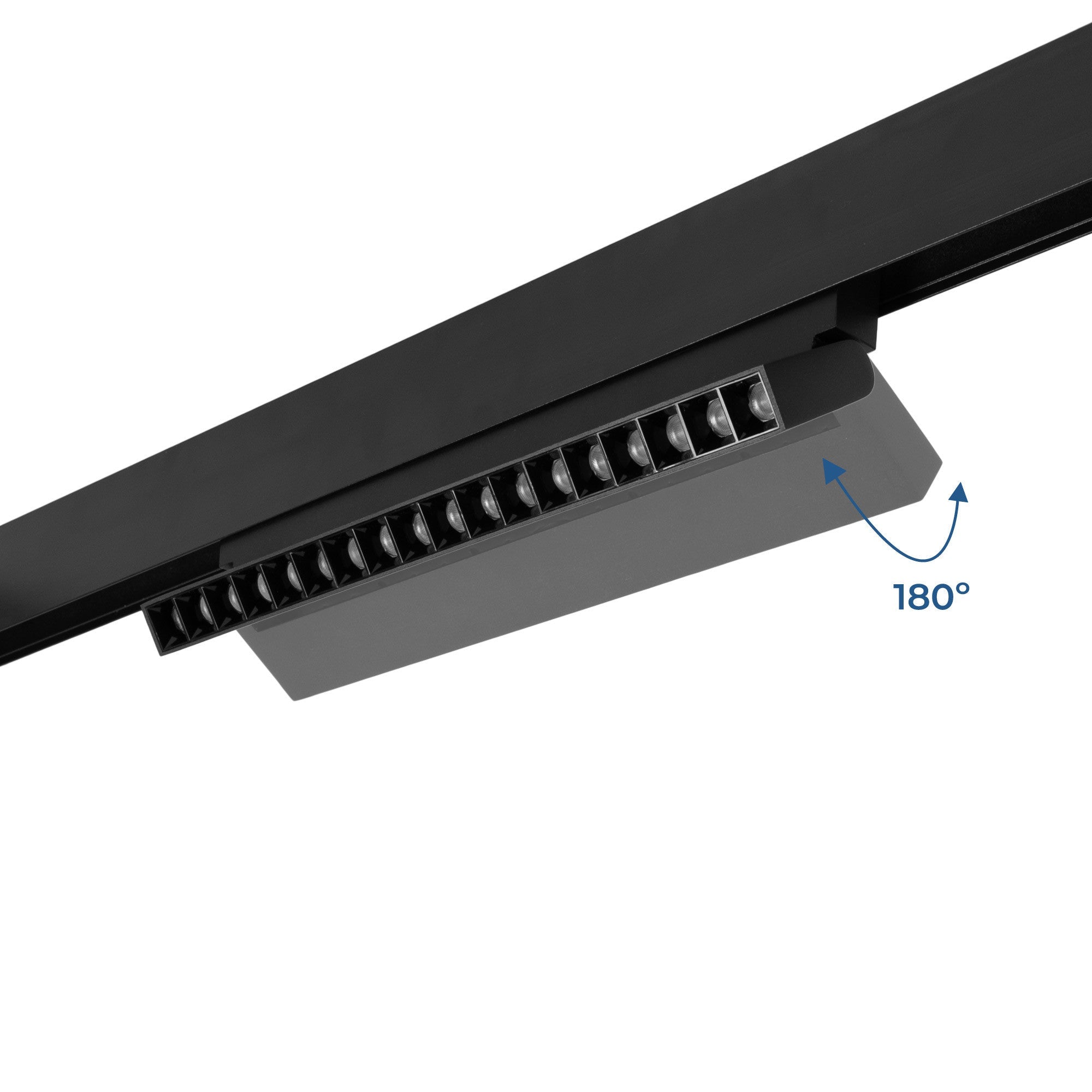 Foco lineal orientable para carril magnético 48V CCT - 18W - Regulación DALI-2 - UGR18