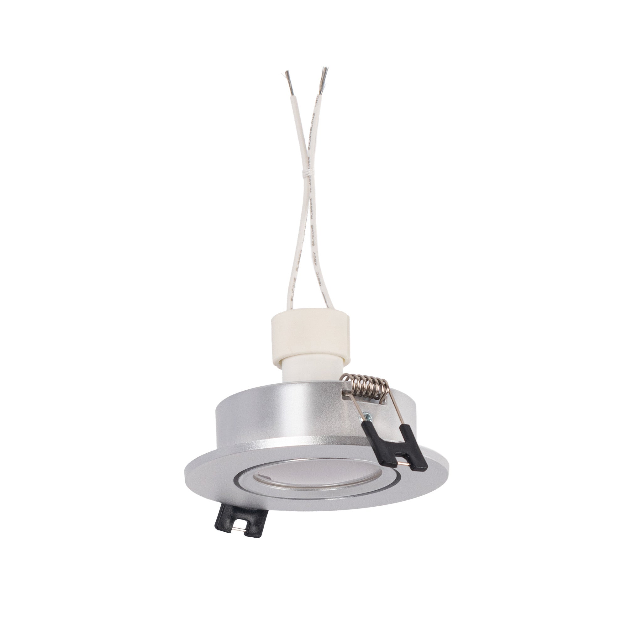 KIT x 10 - Aro downlight basculante + Bombilla GU10 5W + Casquillo GU10