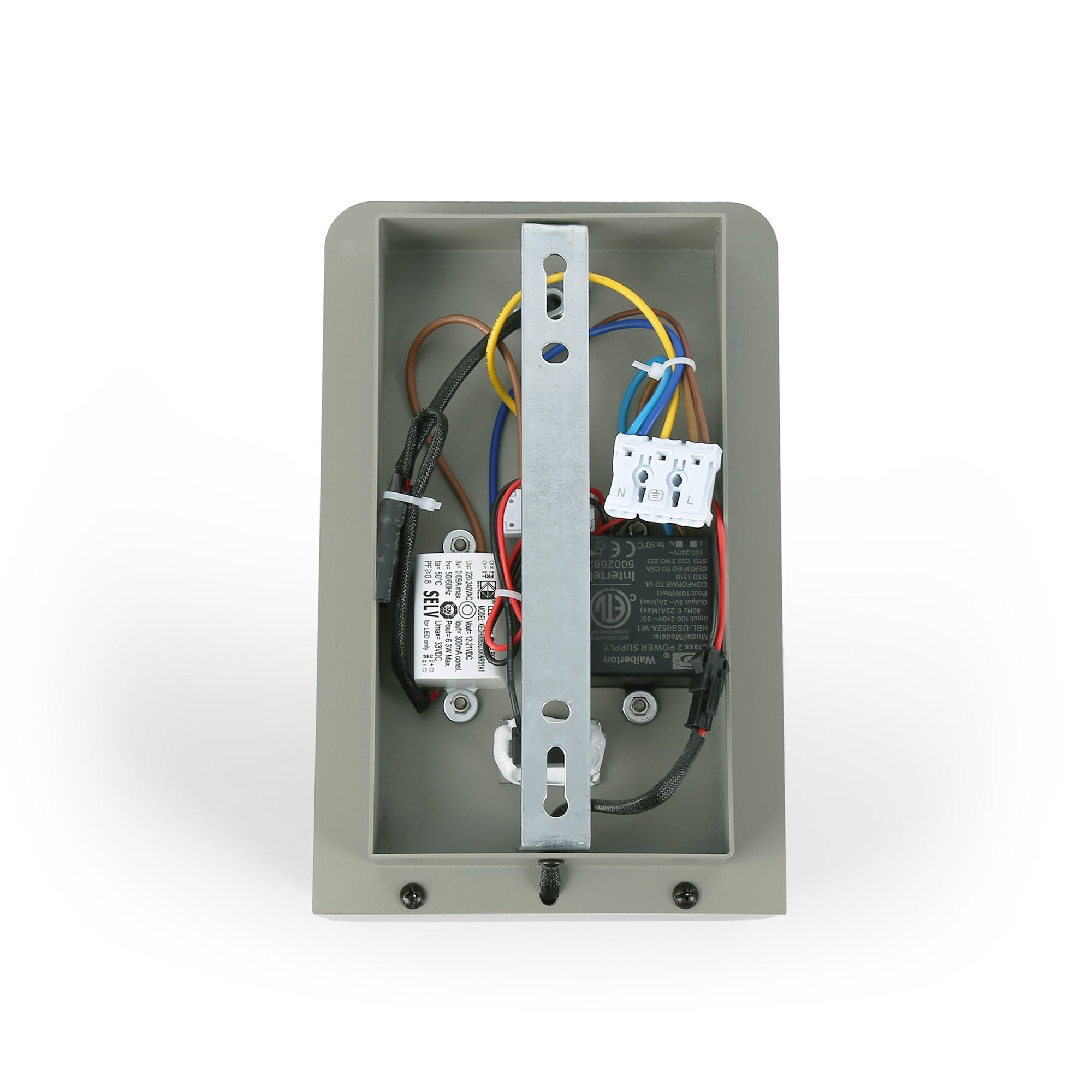 Aplique de pared para lectura con puerto USB "BASKOP W" - 6W - Base carga inalámbrica