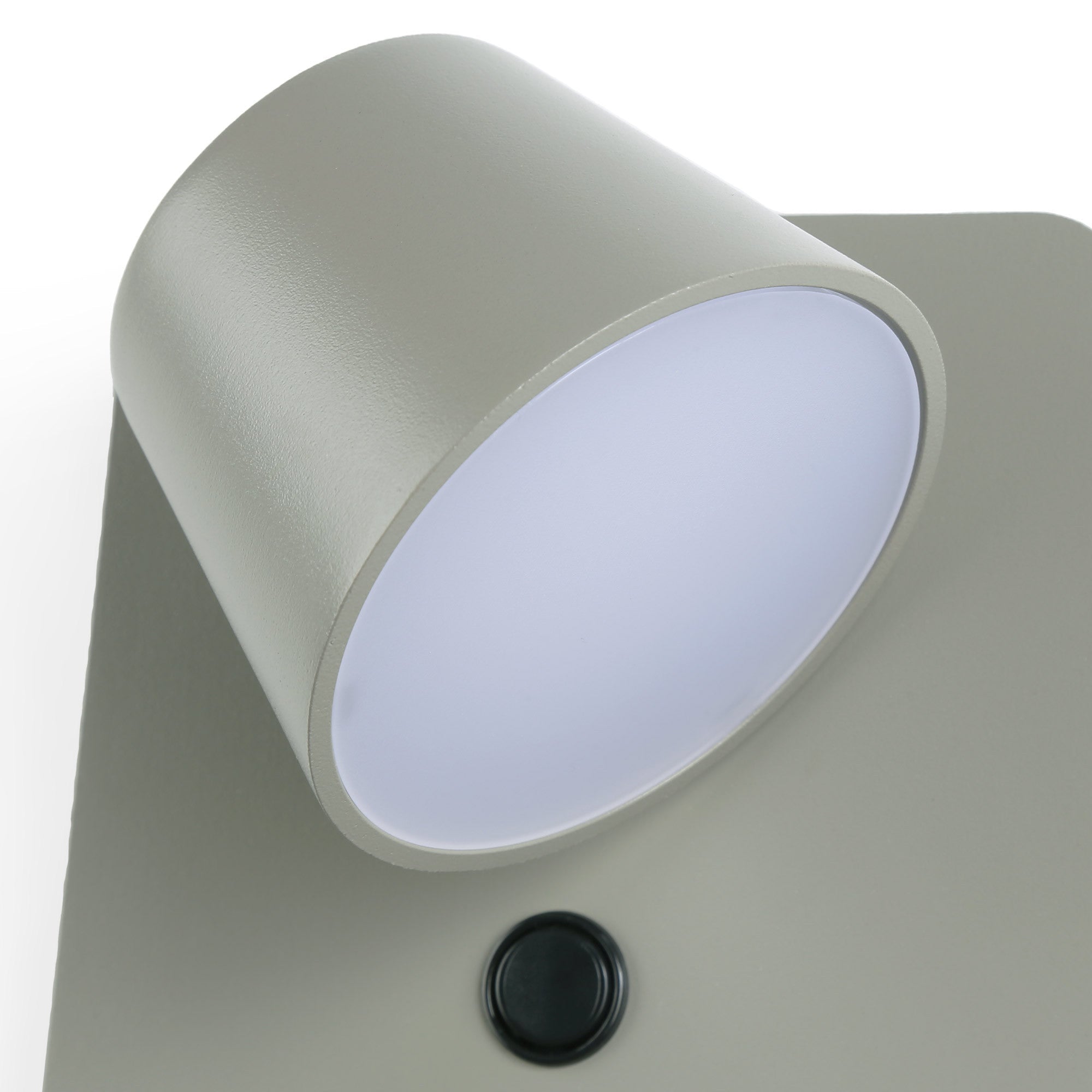 Aplique de pared para lectura con puerto USB "BASKOP W" - 6W - Base carga inalámbrica