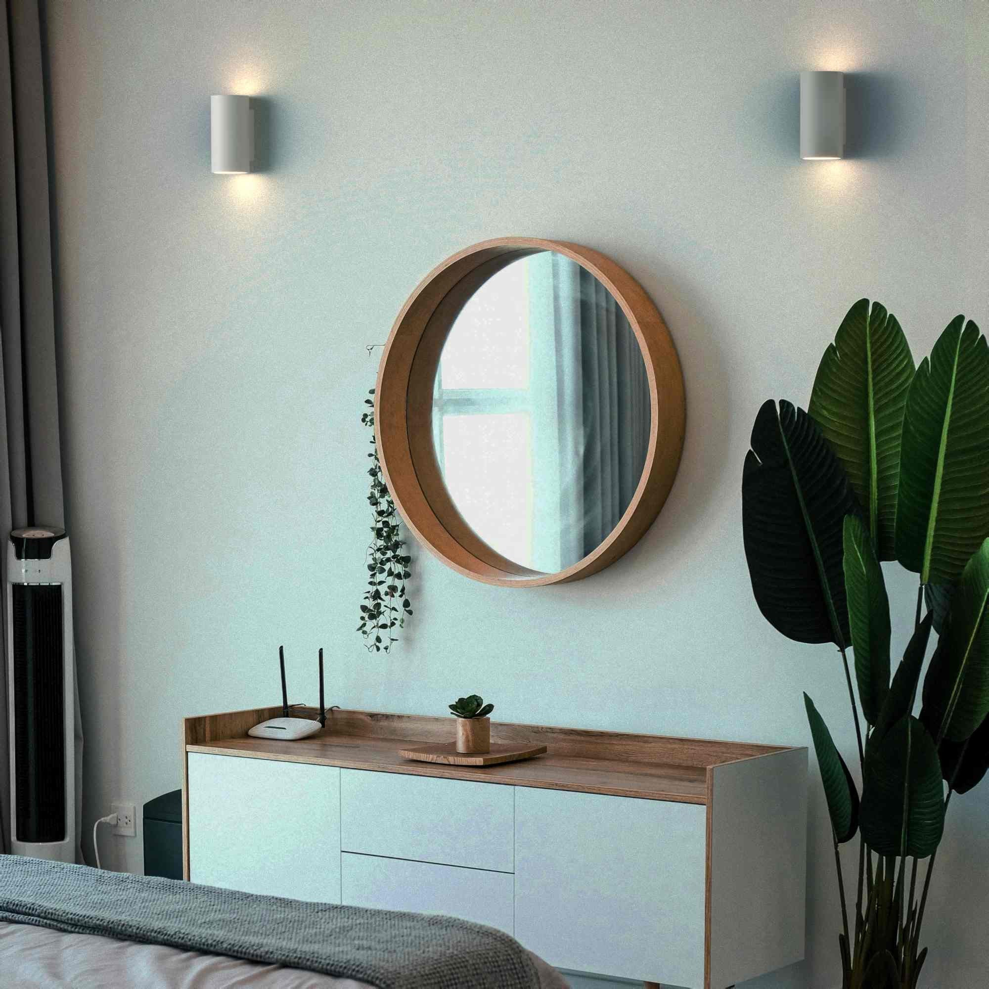 Aplique de pared escayola "Trabis" - Bidireccional - 2 x GU10