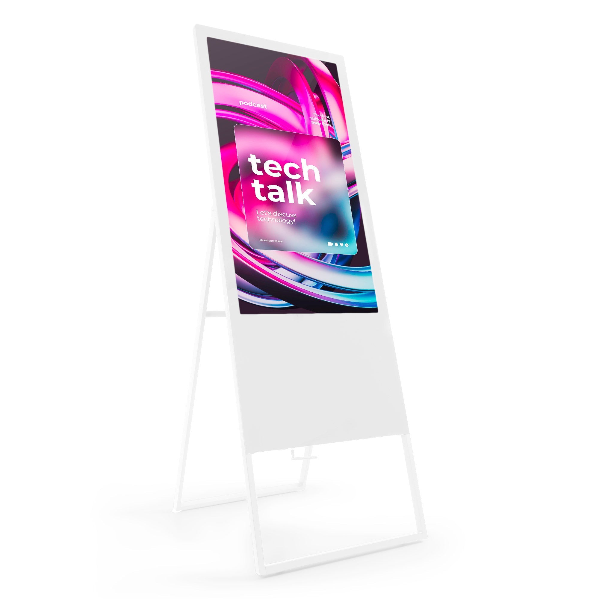 Display publicitario plegable LCD Full HD 43" - Android - Indoor