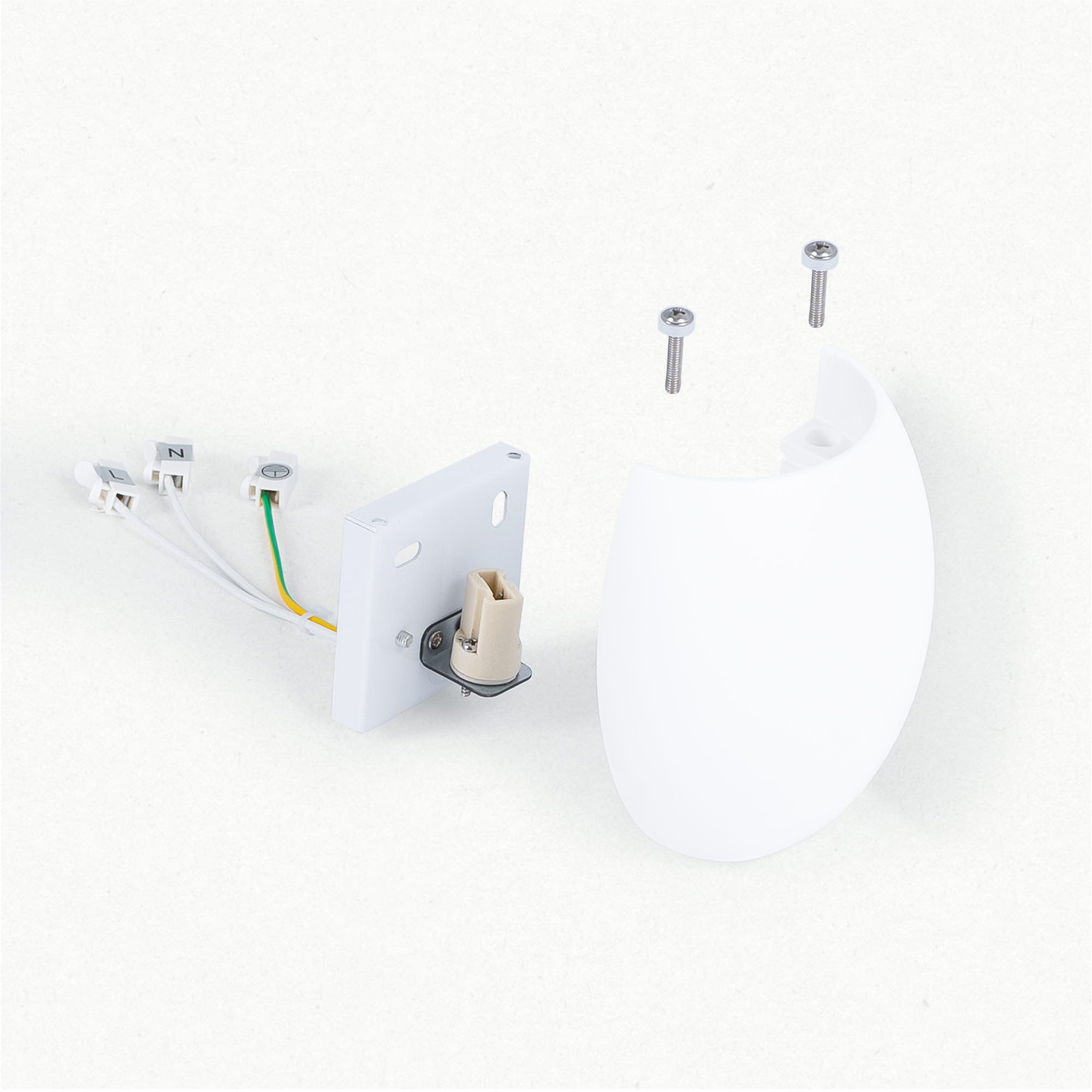 Aplique de pared escayola "Mery" - 1 x G9