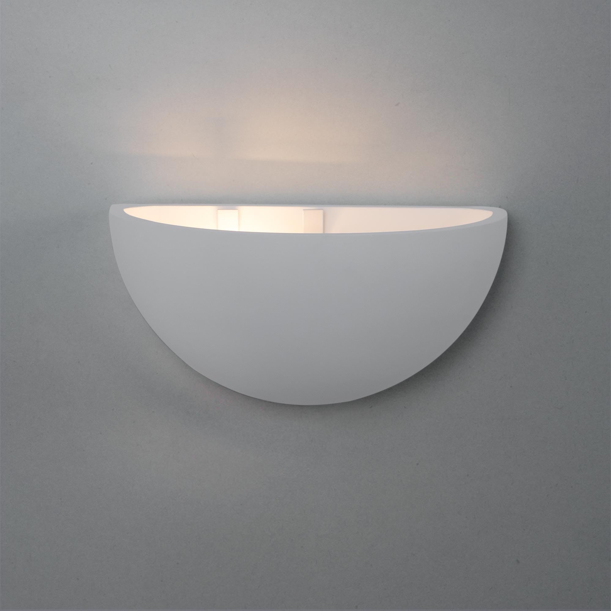 Aplique de pared escayola "Bol" - 1 x E14