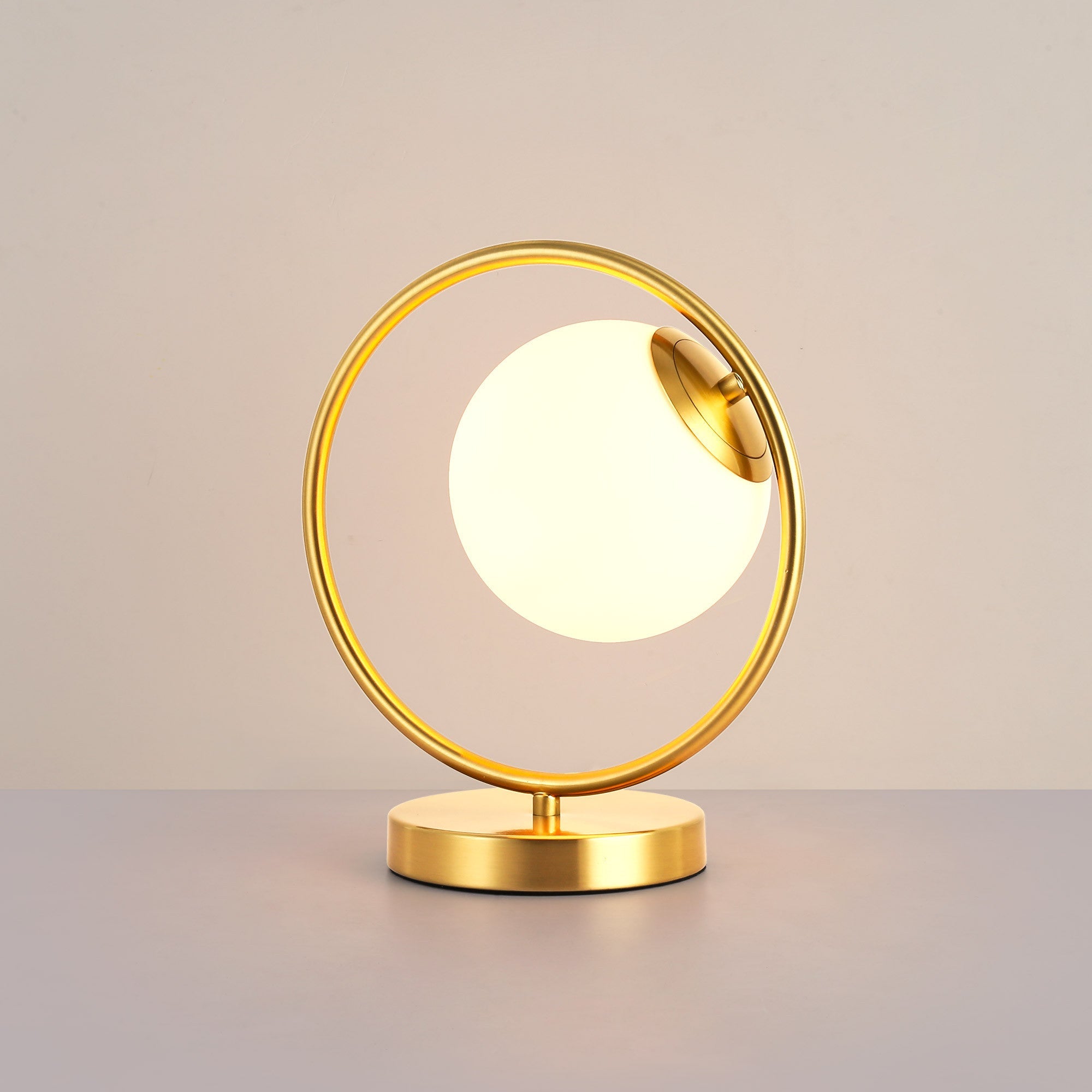 Lámpara de mesa bola cristal "Porto"