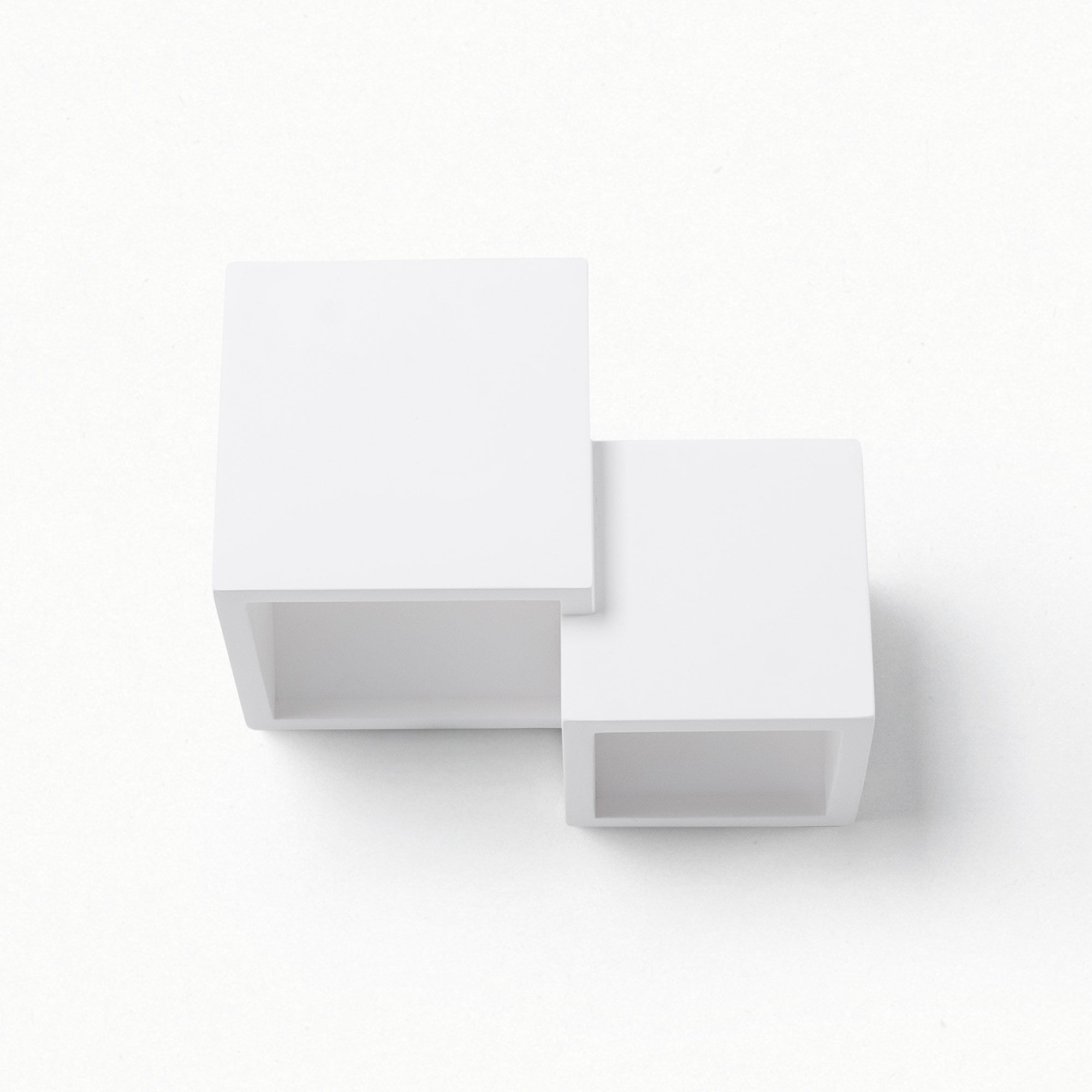 Aplique de pared escayola "Cube" - 2 x G9