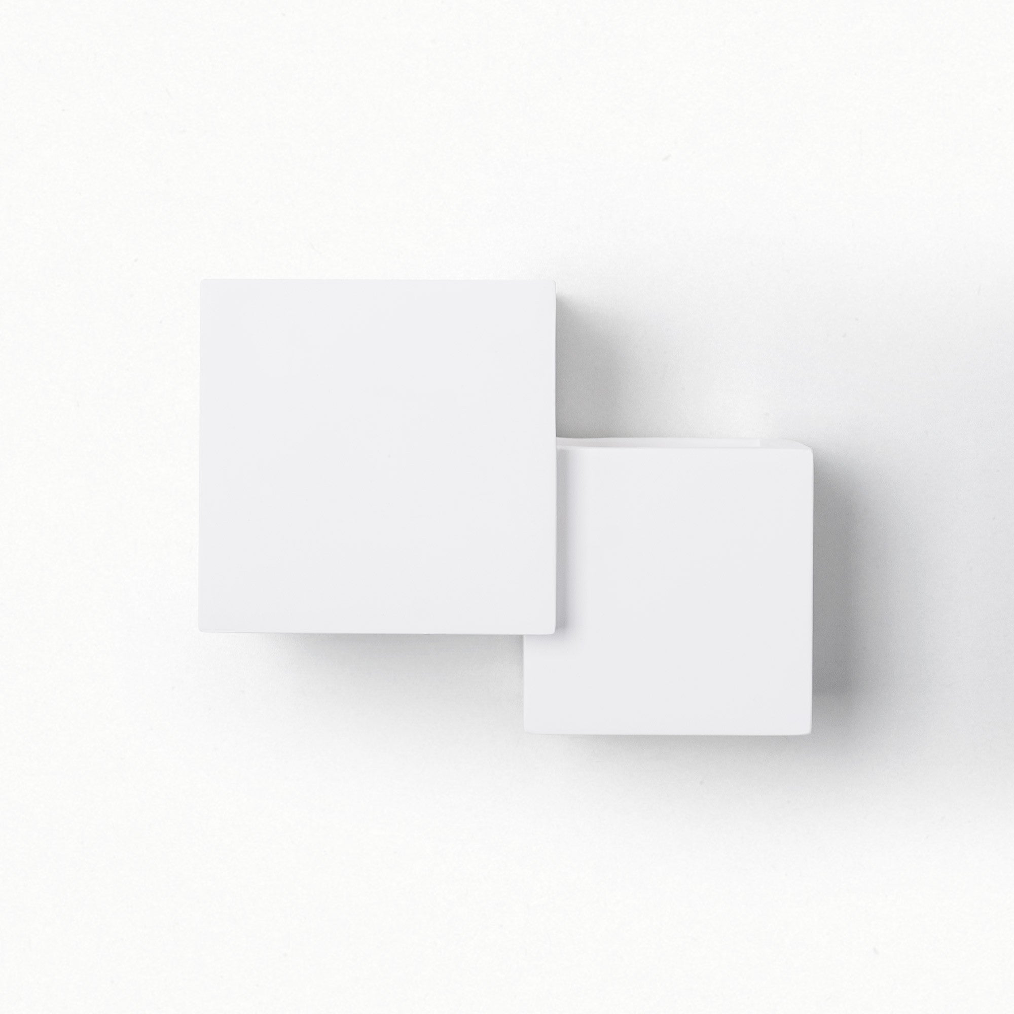 Aplique de pared escayola "Cube" - 2 x G9