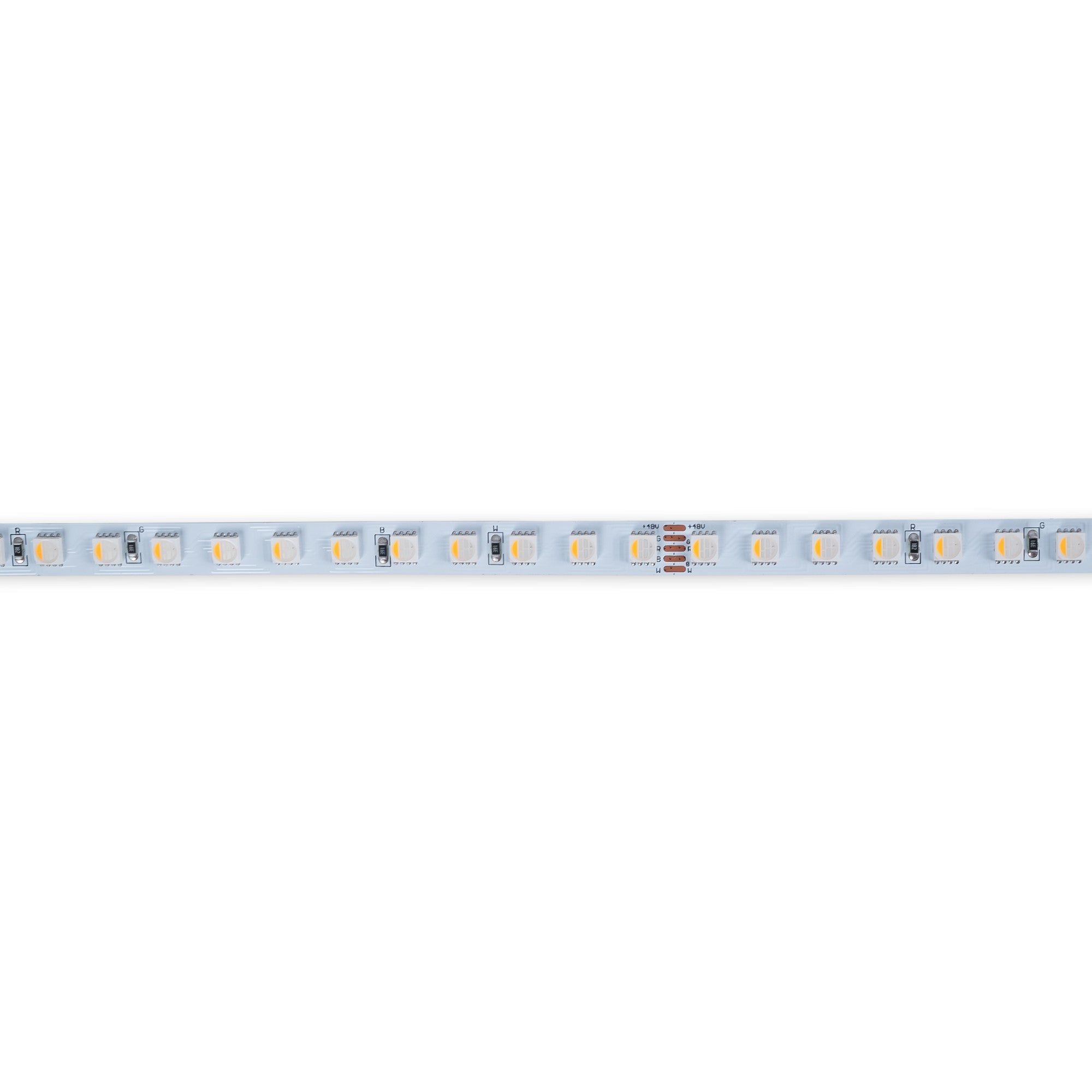 Tira LED 48V DC - RGBWW - 12W/m - 10mm - IP20 - 20 metros - 90ch/m