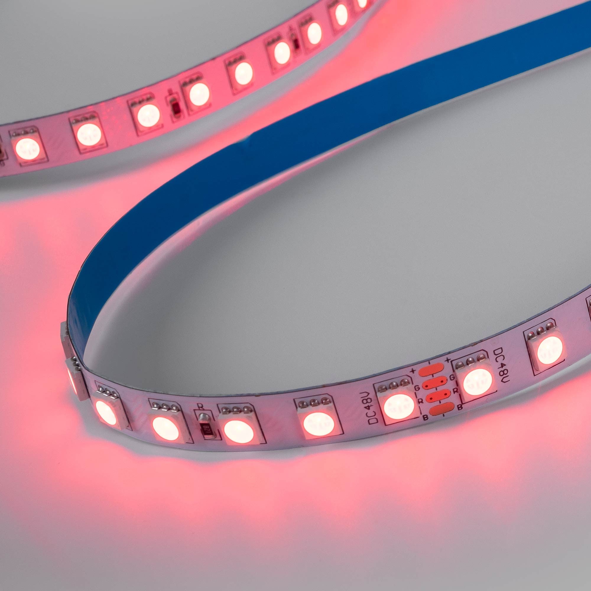 Tira LED 48V DC - RGB - 14.4W/m - 10mm - IP20 - 20 metros - 90ch/m